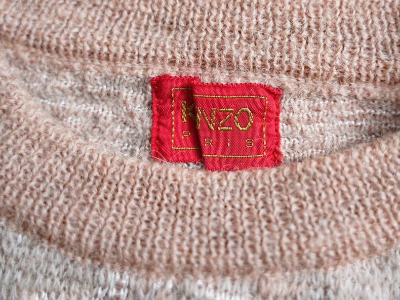 Kenzo KENZO A delicate pink and beige knit sweater Size M / US 6-8 / IT 42-44 - 8 Thumbnail