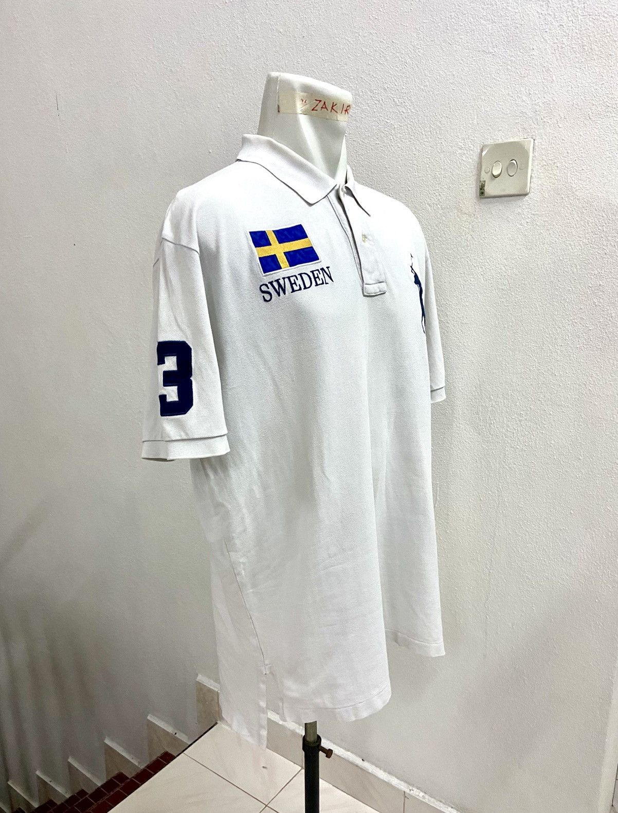 Polo Ralph Lauren VINTAGE POLO RALPH LAUREN SWEDEN BIG PONY Size US XL / EU 56 / 4 - 4 Thumbnail