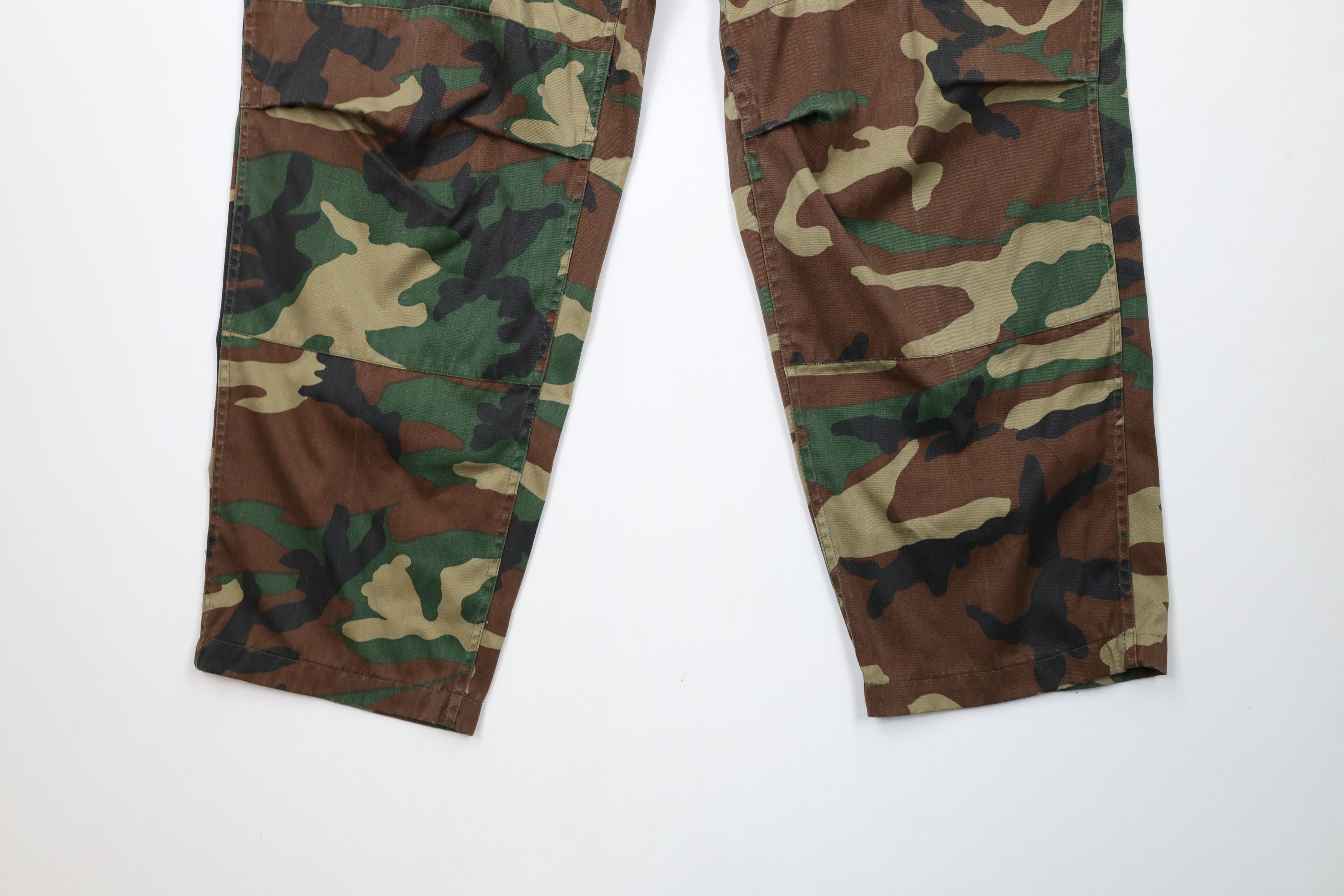 Vintage Vintage 90s Streetwear Wide Leg Woodland Camouflage Pants Size US 38 / EU 54 - 4 Thumbnail