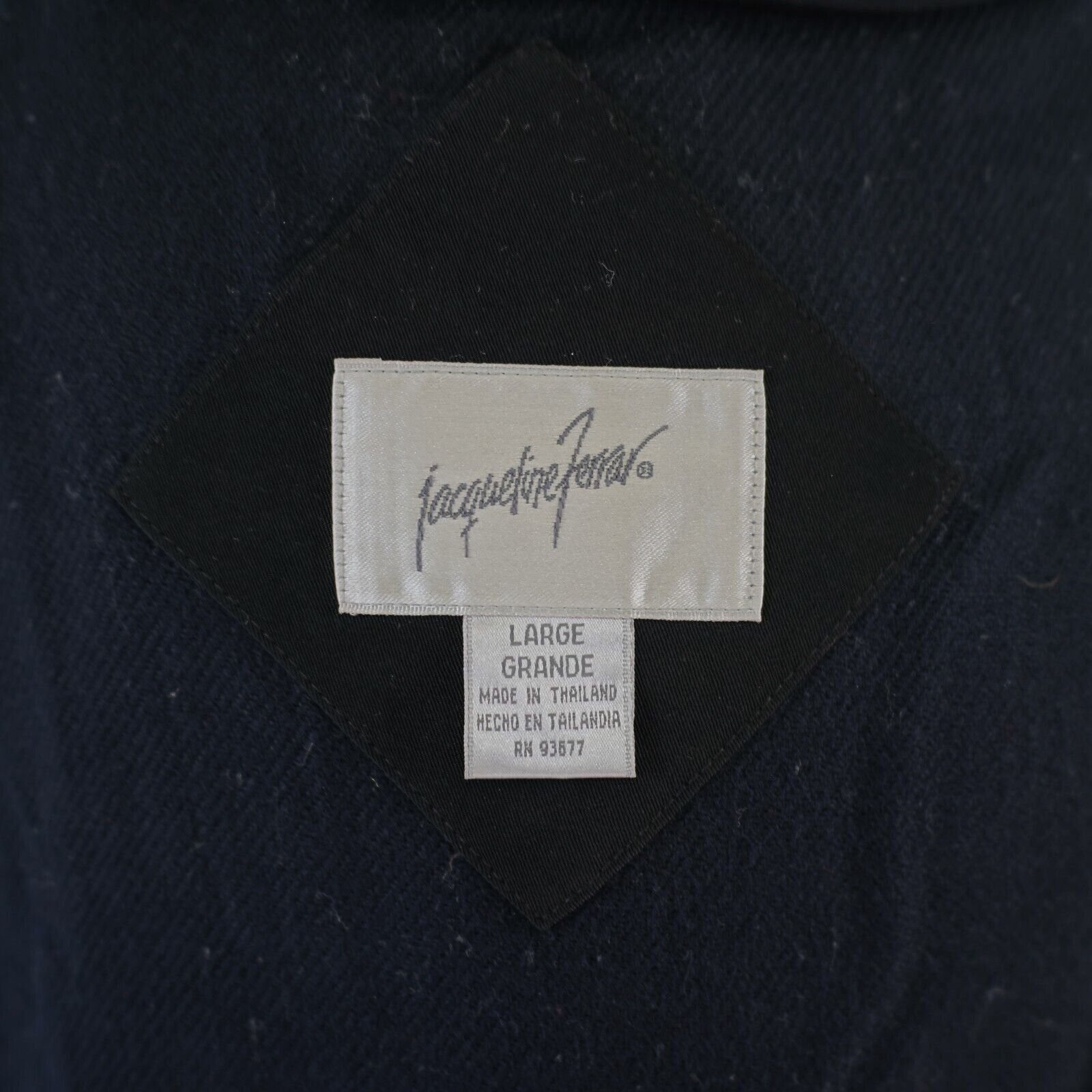 J Ferrar Jacqueline Ferrar Large Black Detachable Hood Polyester Blen Size L / US 10 / IT 46 - 13 Thumbnail