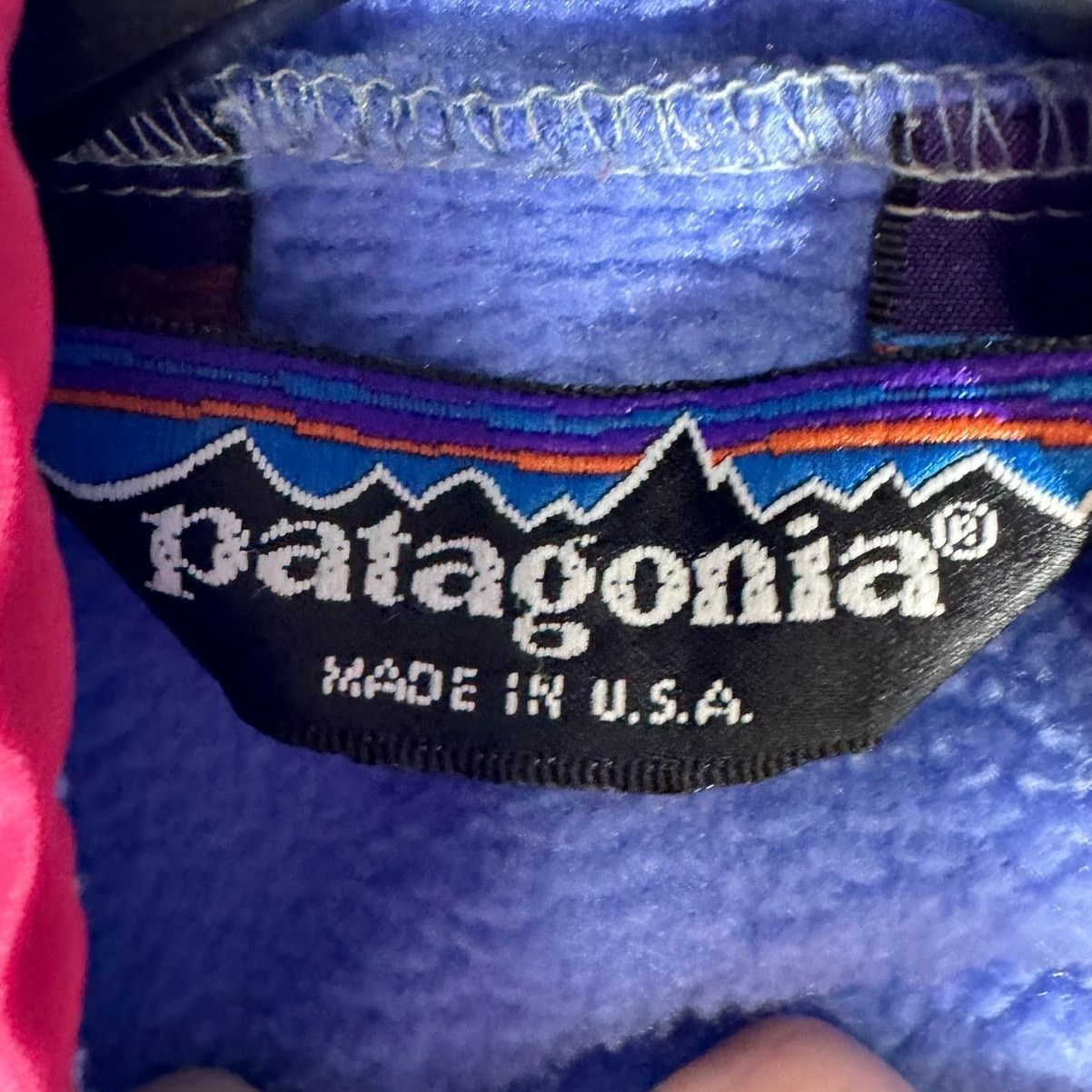 Patagonia Vintage Women's Patagonia 1/4 Snap Button Mini Logo Fleece Size M / US 6-8 / IT 42-44 - 7 Thumbnail