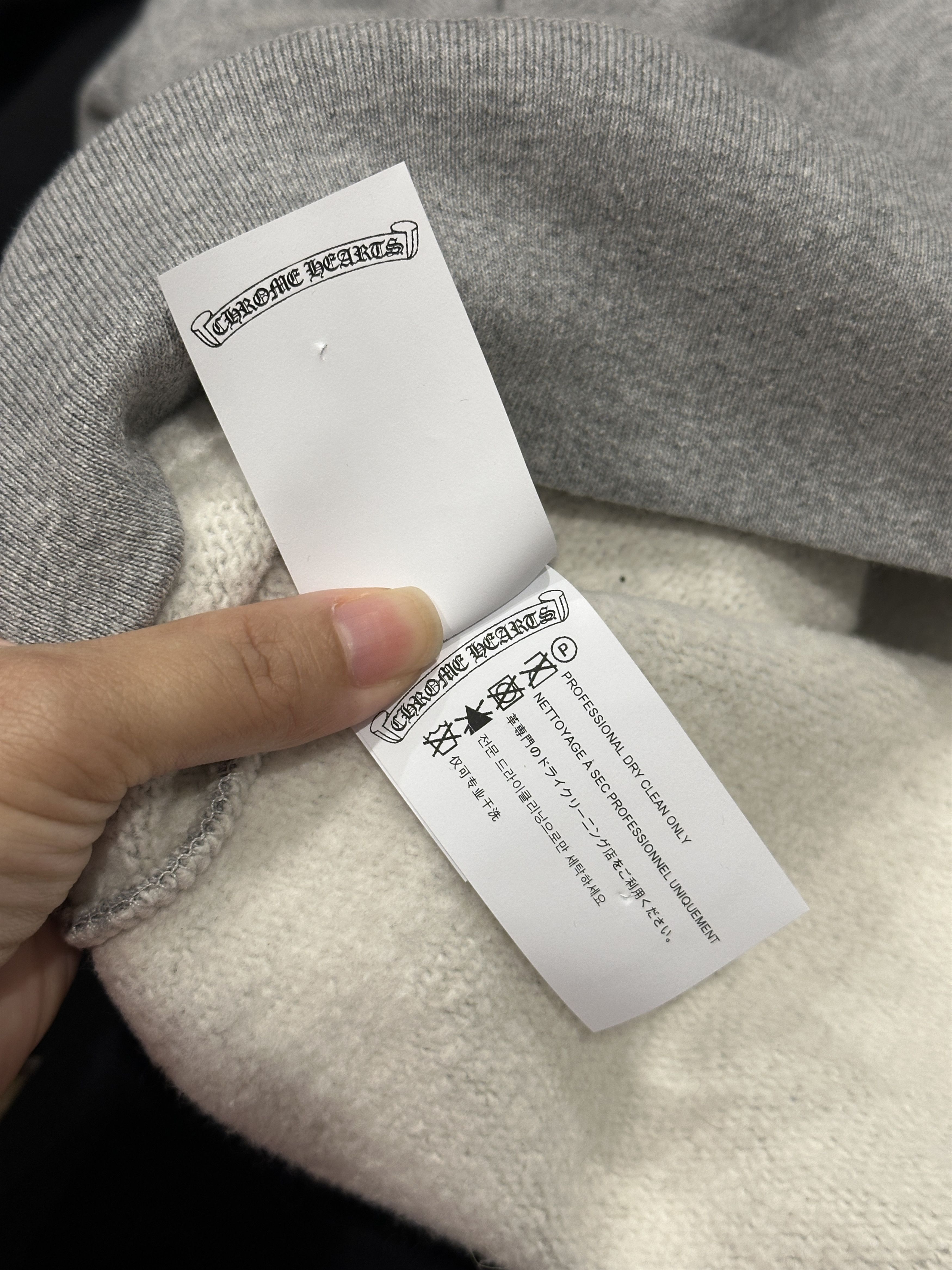 Chrome Hearts Grey Hoodie patch Size US L / EU 52-54 / 3 - 6 Thumbnail