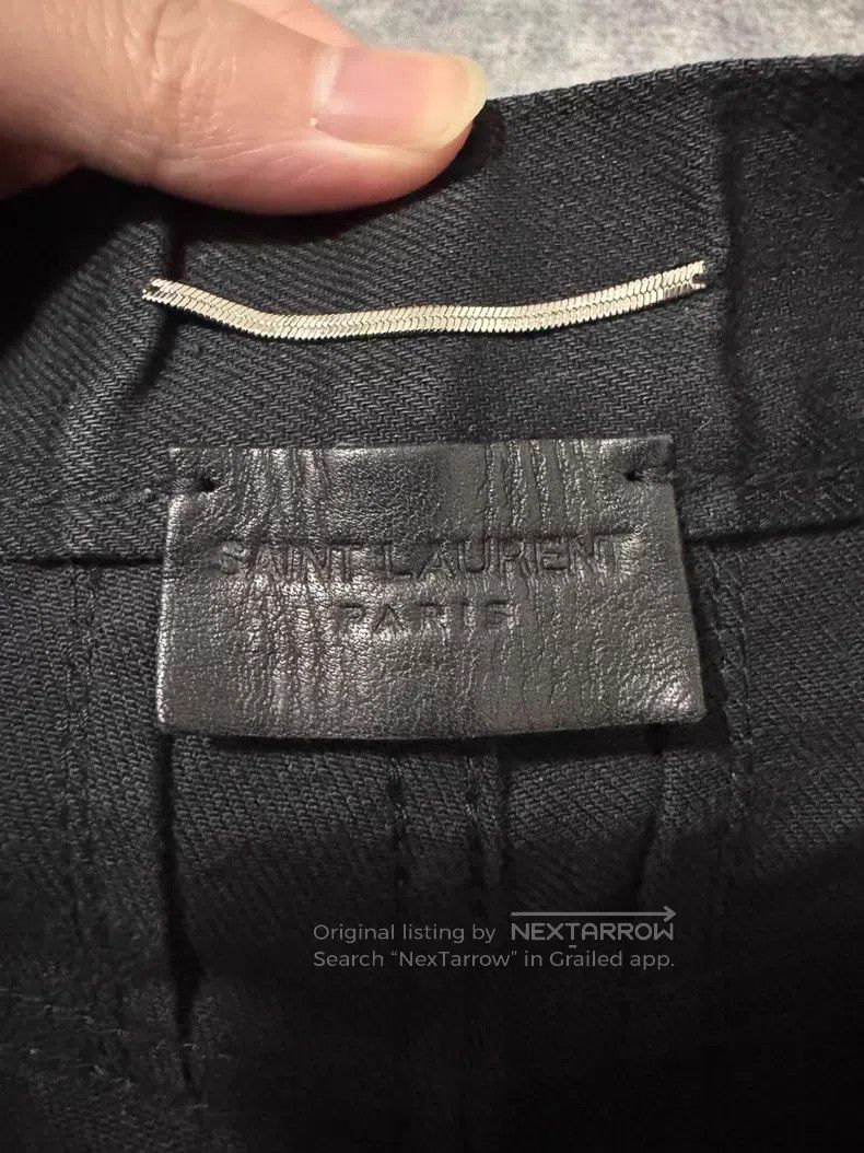 Saint Laurent Paris Saint Laurent Paris Black Basic Ankle Length Denim Jeans Size US 28 / EU 44 - 8 Thumbnail