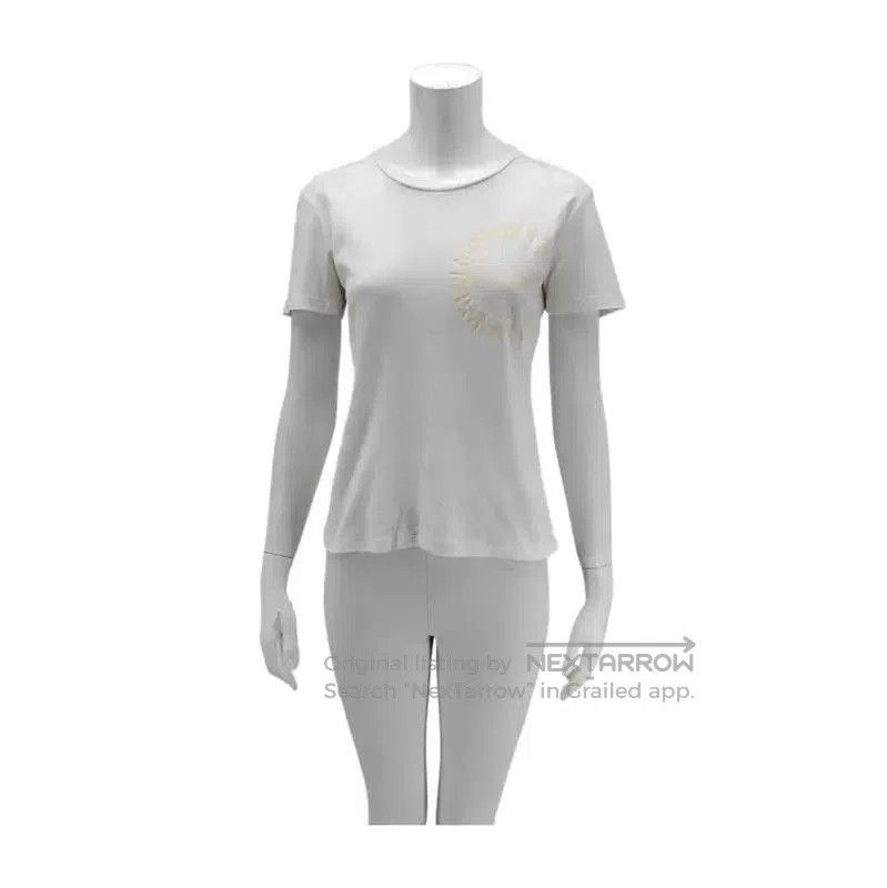 Louis Vuitton Louis Vuitton Summer White Cotton T-Shirt . Size S / US 4 / IT 40 - 1 Thumbnail