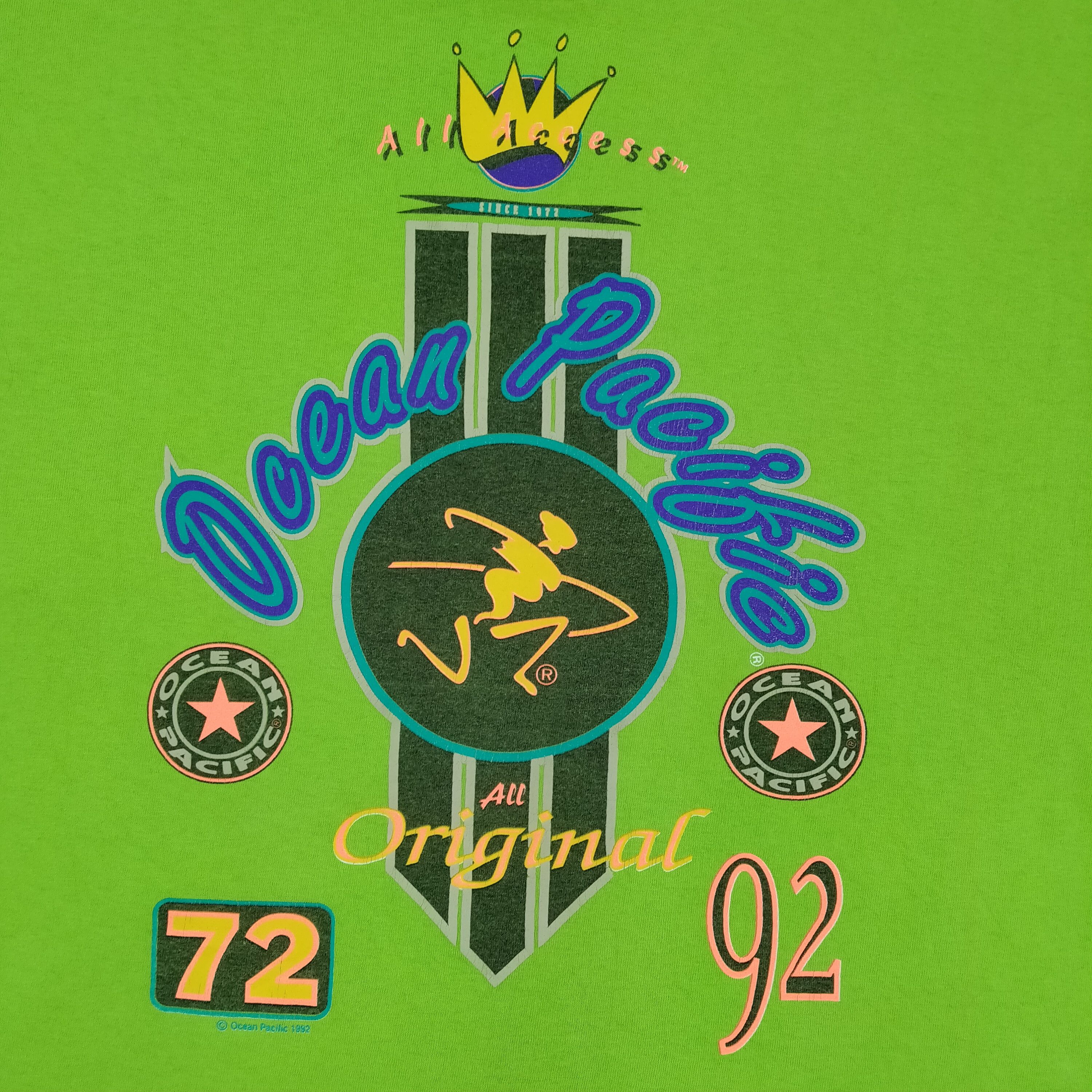 Ocean Pacific Vintage Ocean Pacific USA Xlarge Tshirt - G035 Size US XL / EU 56 / 4 - 7 Thumbnail