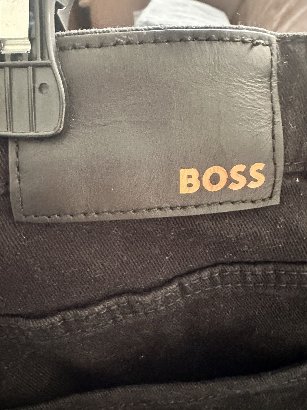 Hugo Boss Hugo Boss RE.MAINE Regular Fit Stay-Black Jeans – 38/30 Size US 38 / EU 54 - 3 Thumbnail