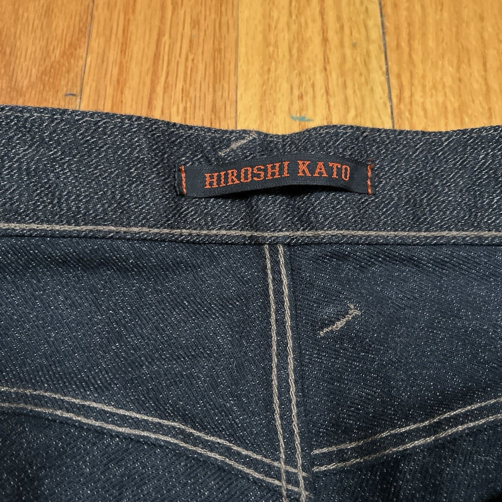 KATO Hiroshi Kato Slouch Tweeded Forest Made In USA Jeans Flecked Size US 36 / EU 52 - 3 Thumbnail
