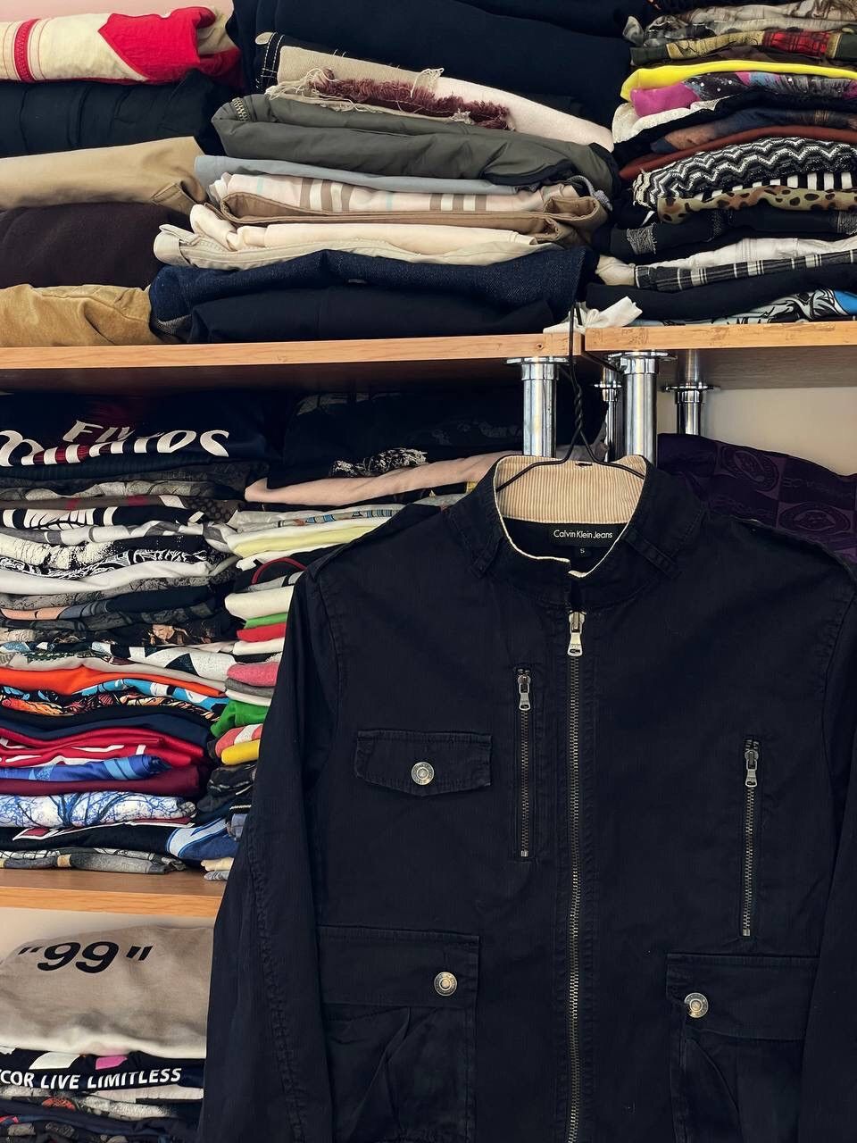 Calvin Klein Calvin Klein Vintage Archival Moto Y2K jacket Size S / US 4 / IT 40 - 6 Thumbnail