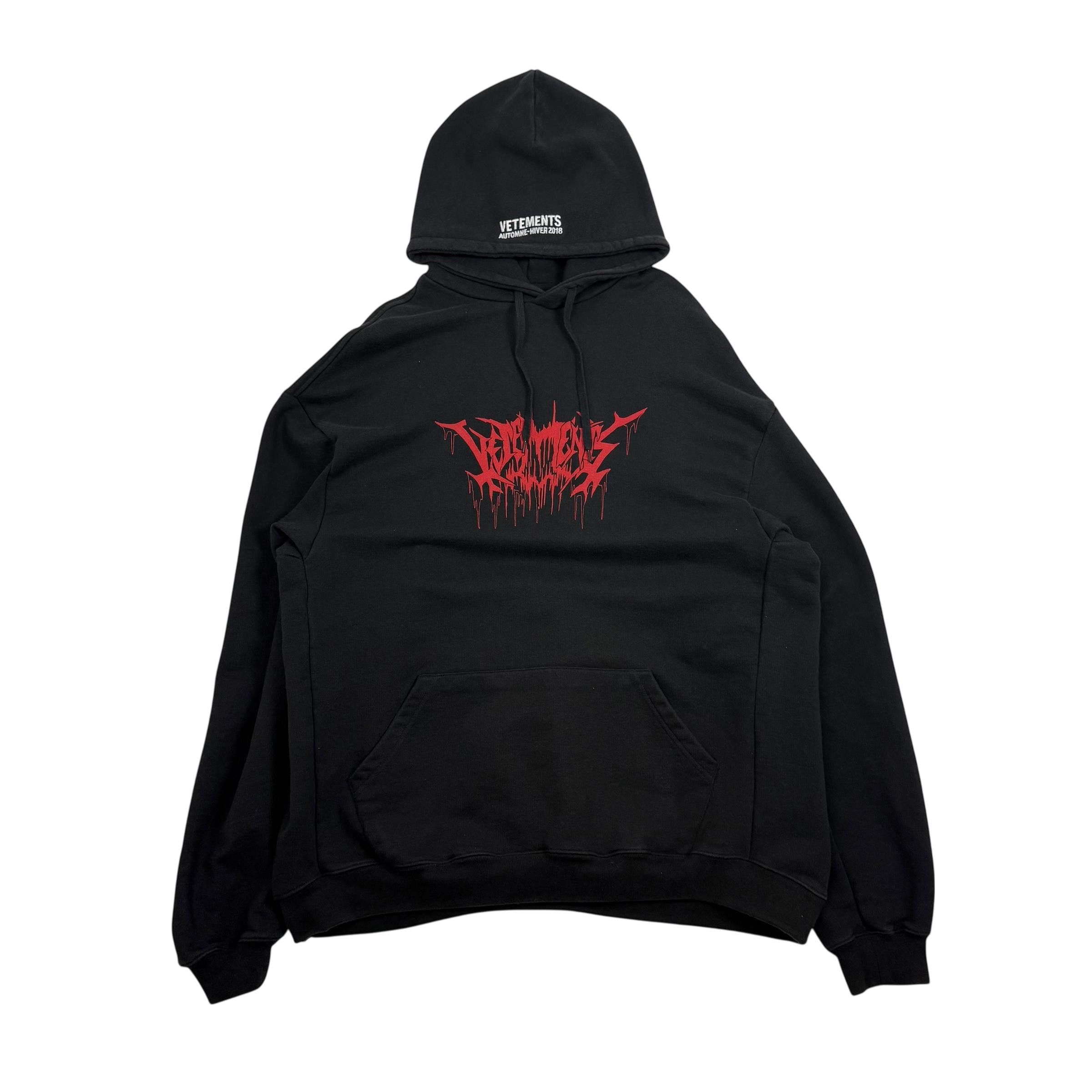 Vetements AW15 OG Metal Logo Hoodie | Grailed