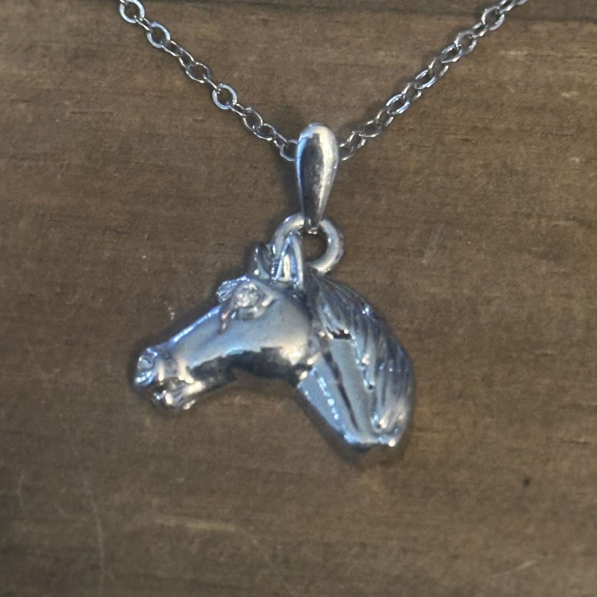 Other Silver tone horse head pendant necklace Size ONE SIZE - 3 Thumbnail