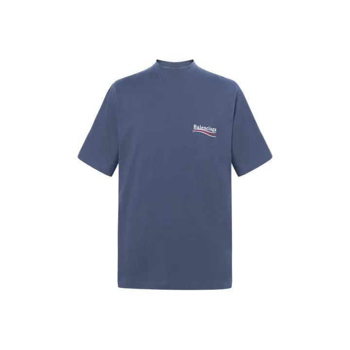 Balenciaga Balenciaga Balenciaga SS22 Gray Embroidered Tshirt for Men Size US XXS / EU 40 - 1 Thumbnail