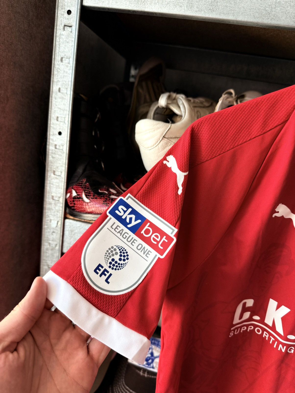 Puma MATCH ISSUE BARNSLEY FC PUMA 2018/19 FOOTBALL SHIRT JERSEY Size US M / EU 48-50 / 2 - 4 Thumbnail