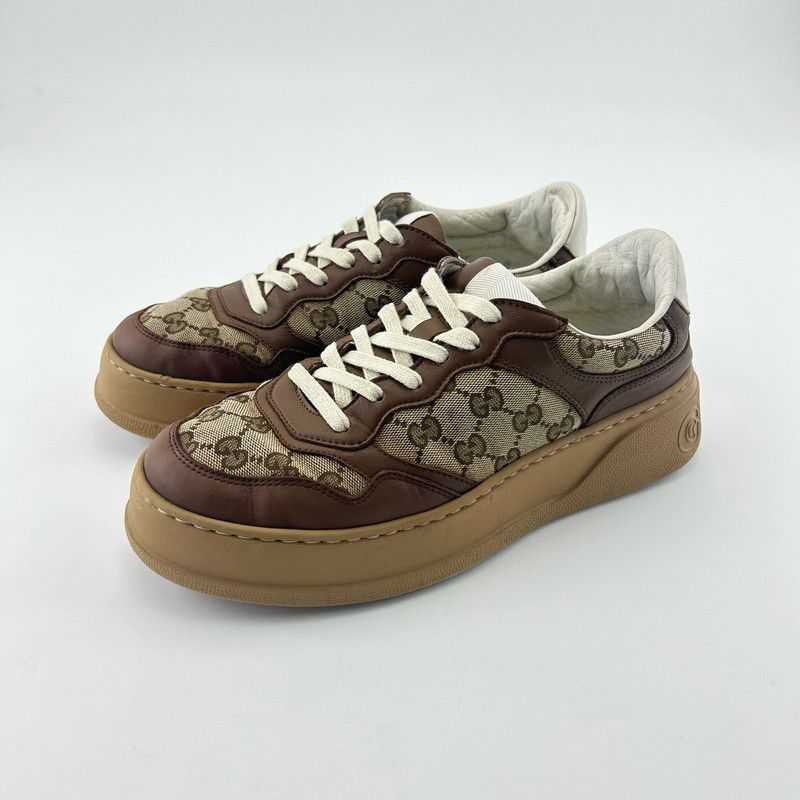 Gucci Gucci Chunky B Casual Sneakers in Brown - Size US 8 / EU 41 - 1 Thumbnail