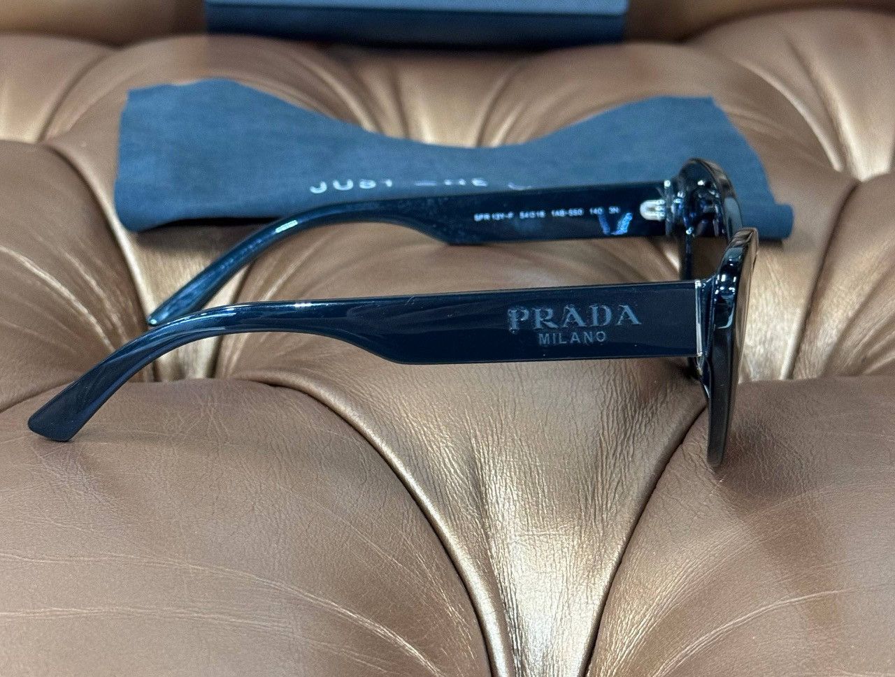 Prada Prada PR 13YS 1AB5S0 black lenses sunglasses 52mm Box Cloth Size ONE SIZE - 5 Thumbnail