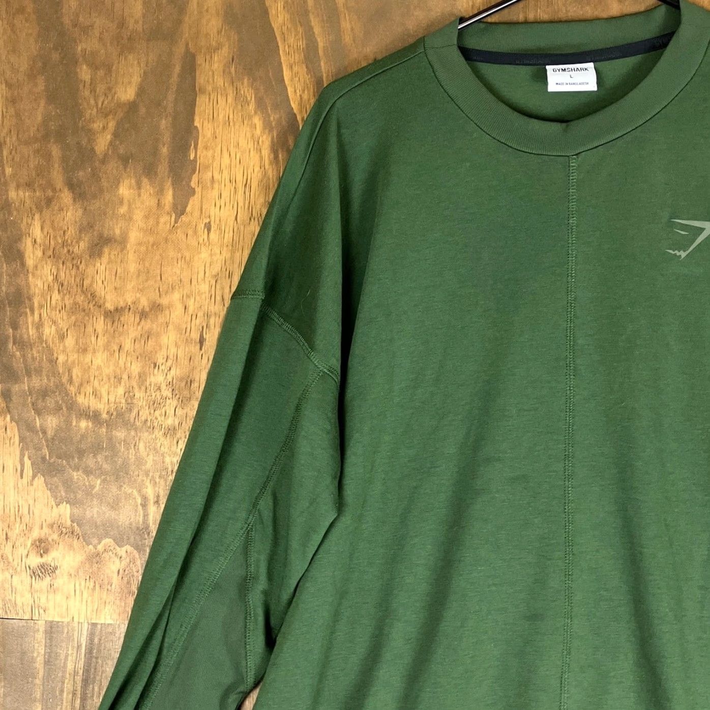 Gymshark Gymshark Womens Shirt Green Long Sleeve Activewear Crew Neck Pullover Large Size L / US 10 / IT 46 - 4 Thumbnail