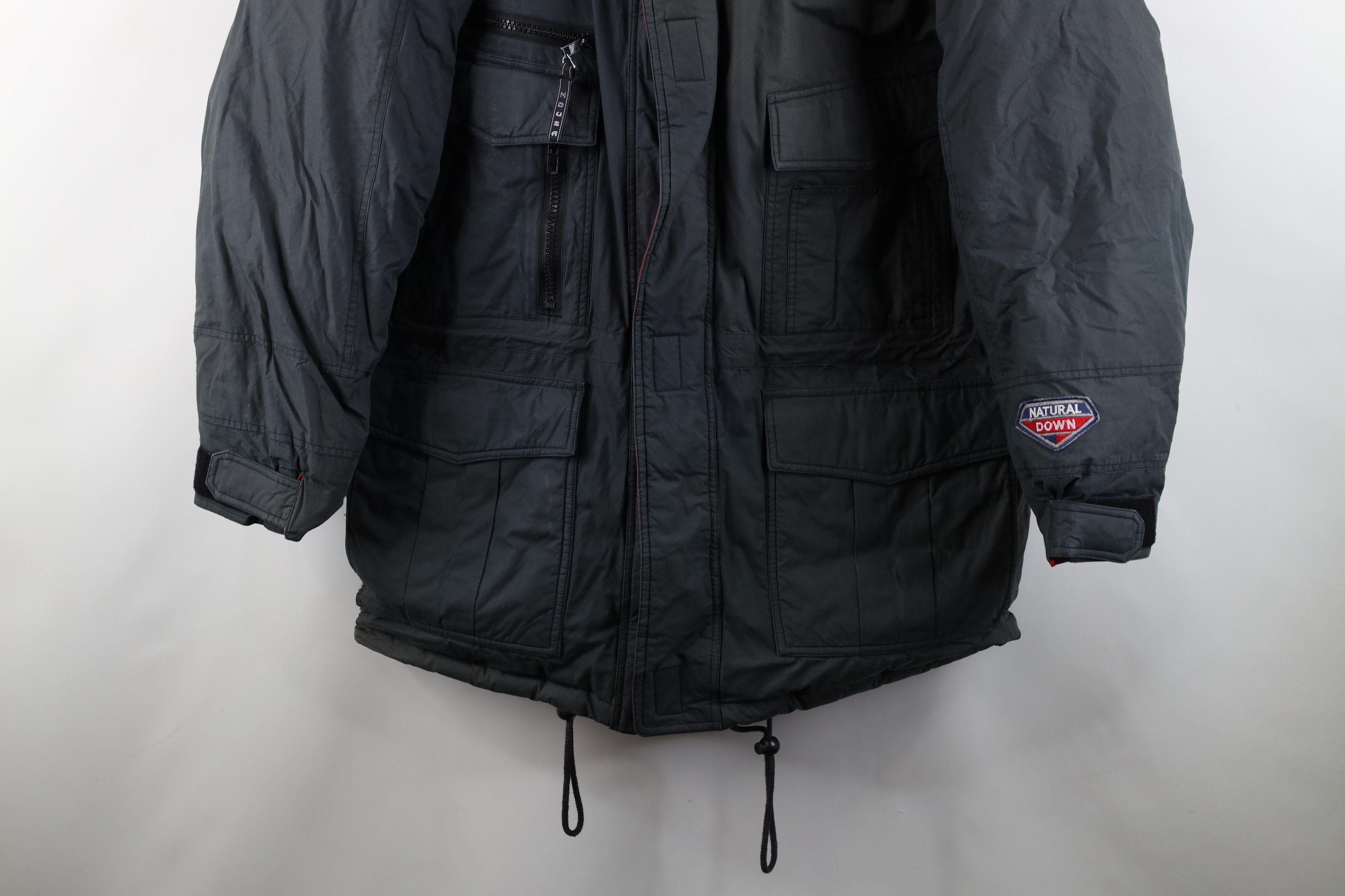 Vintage Vintage 90s Streetwear Down Insulated Hooded Puffer Jacket Size US M / EU 48-50 / 2 - 3 Thumbnail