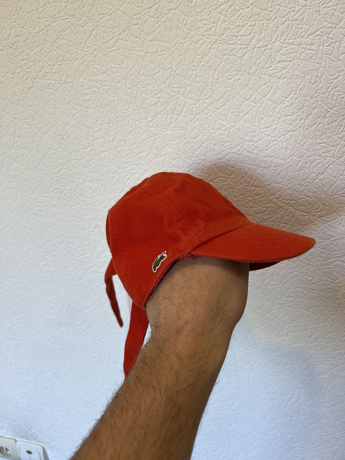 Lacoste VINTAGE LACOSTE HAT CAP Orange Size ONE SIZE - 1 Thumbnail