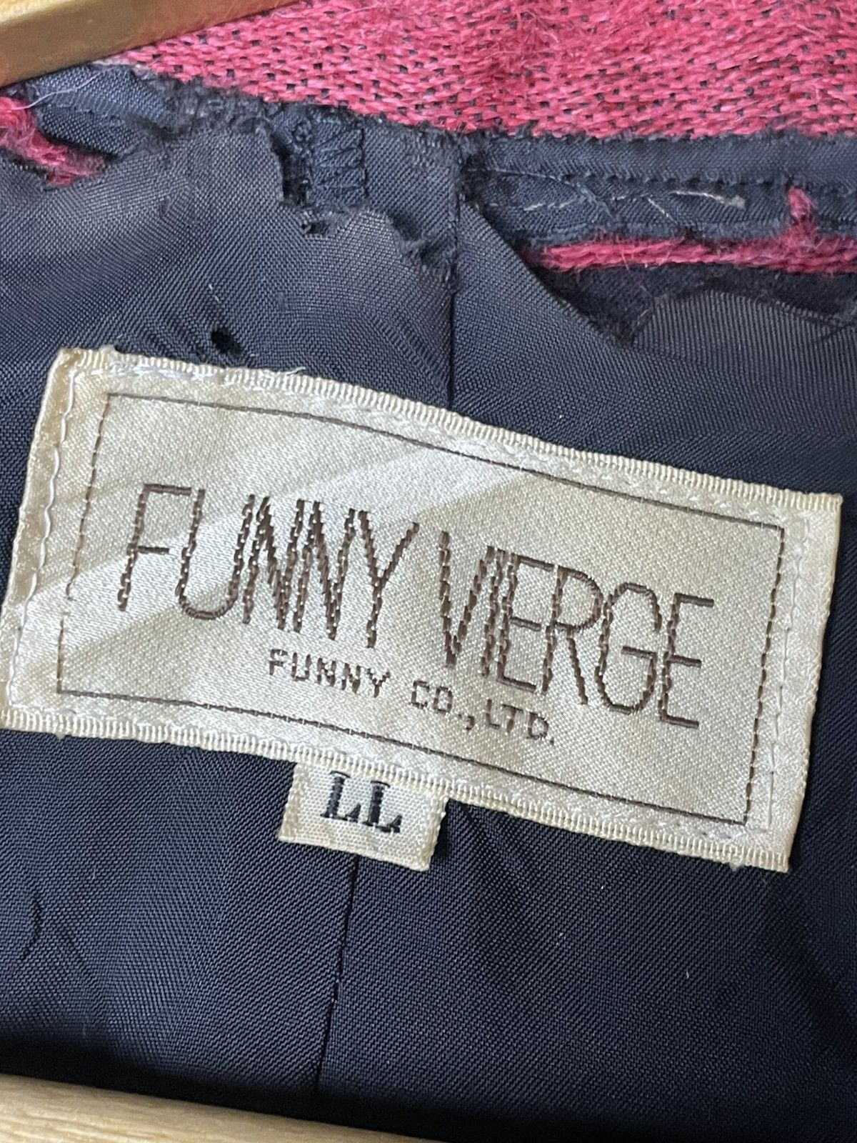 Japanese Brand × Other × Vintage FUNNY VIERGE Brand Ombre Wool Jacket (131) Size US L / EU 52-54 / 3 - 7 Thumbnail