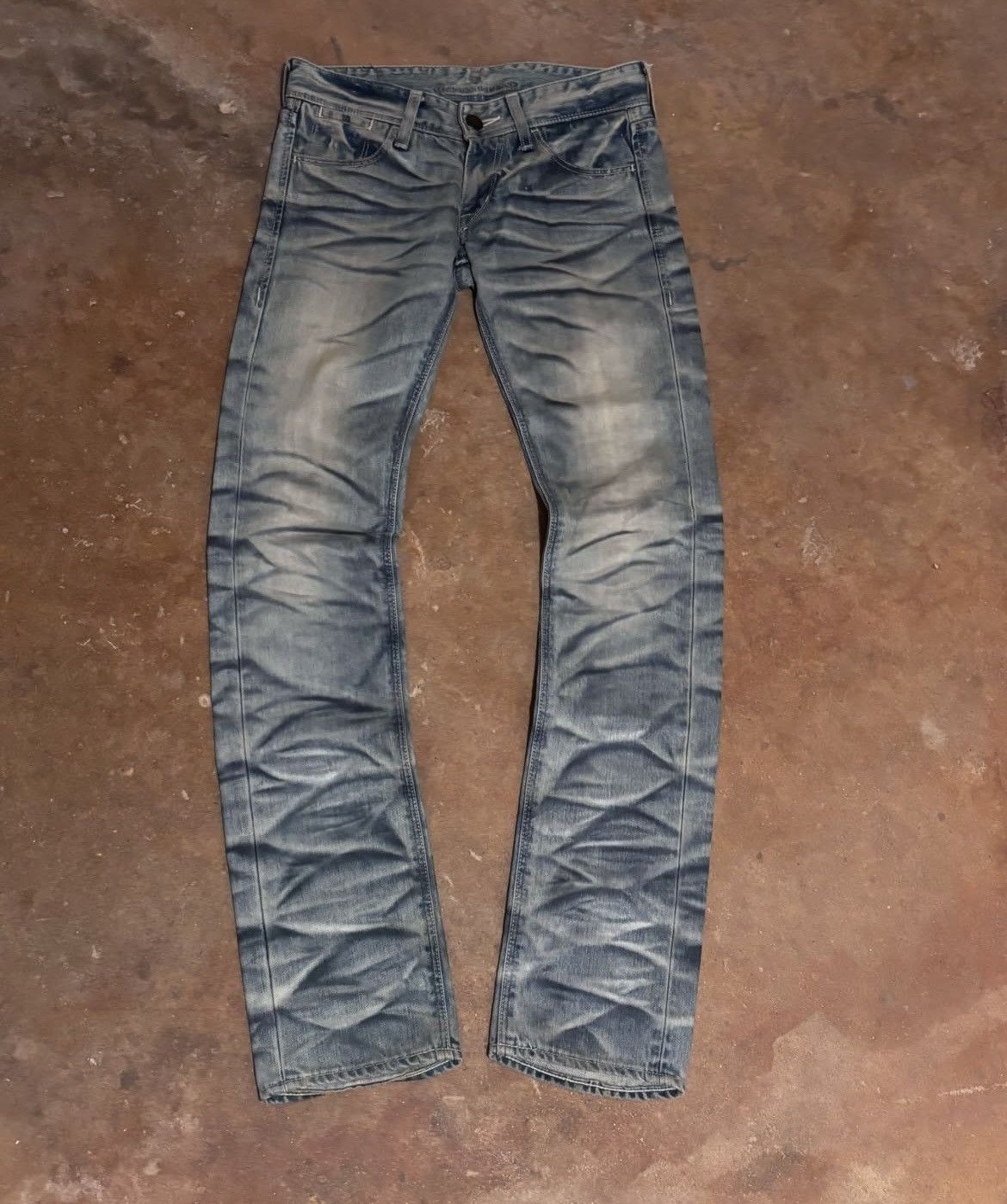 パンツ MURDER LICENSE crushed flare denim Y2K Murder License | Grailed