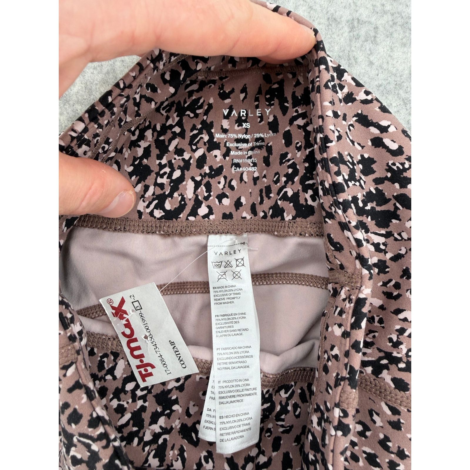 Varley NWT Varley Mix Speckle Animal Let's Go Pocket 2.0 Leggings Size 24" / US 00 / IT 34 - 3 Thumbnail