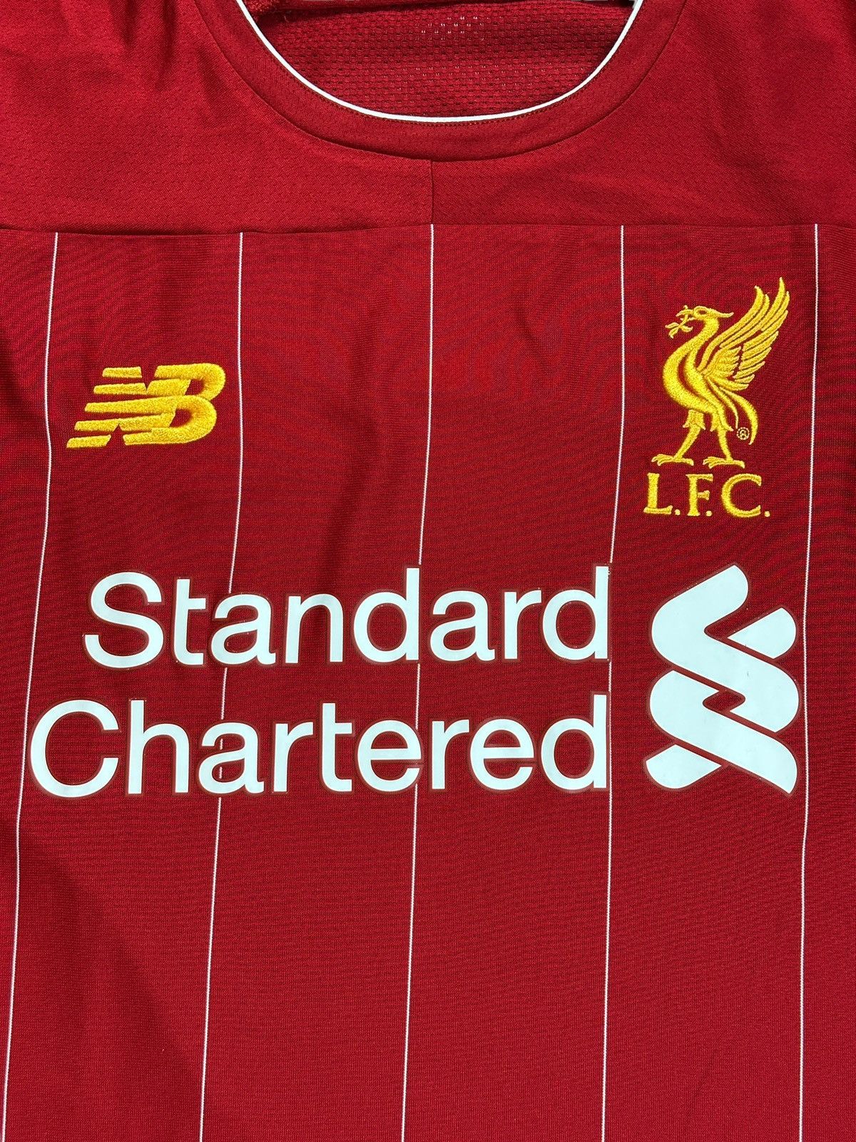 New Balance Liverpool 2019/20 Virgil Van Dijk Long Sleeve Home Jersey Size US S / EU 44-46 / 1 - 4 Thumbnail