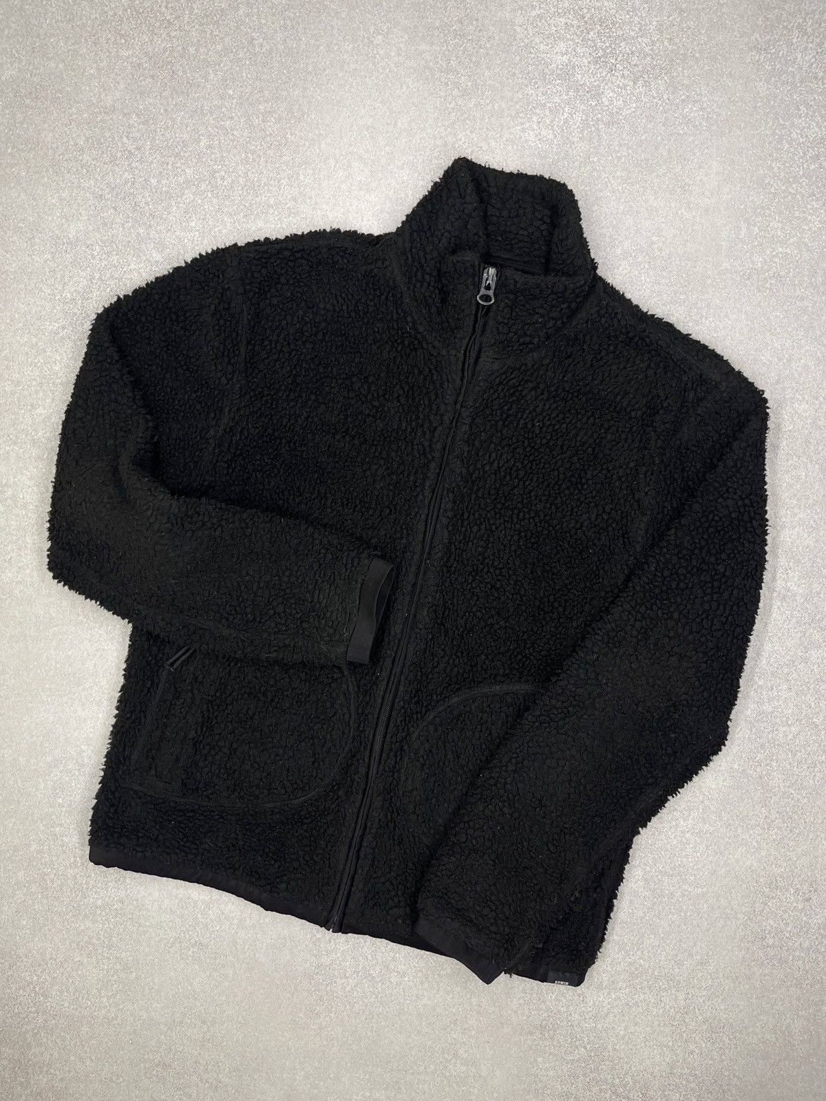 Edwin × Japanese Brand × Vintage Vintage Edwin Insulate Fleece Jacket Black Big Logo Japanese Size US M / EU 48-50 / 2 - 5 Thumbnail