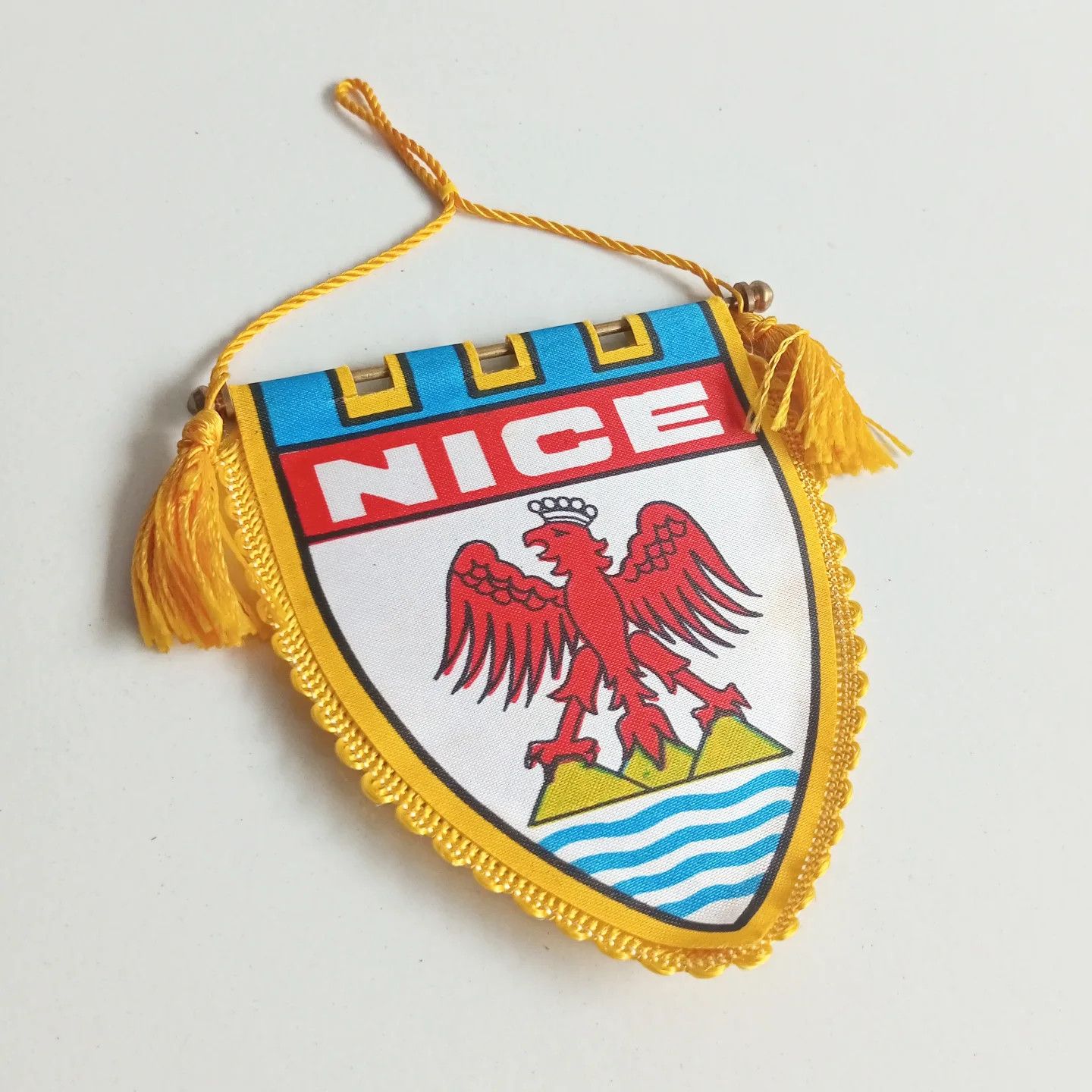 Vintage VINTAGE NICE FRANCE PENNANT French Travel Size ONE SIZE - 3 Thumbnail