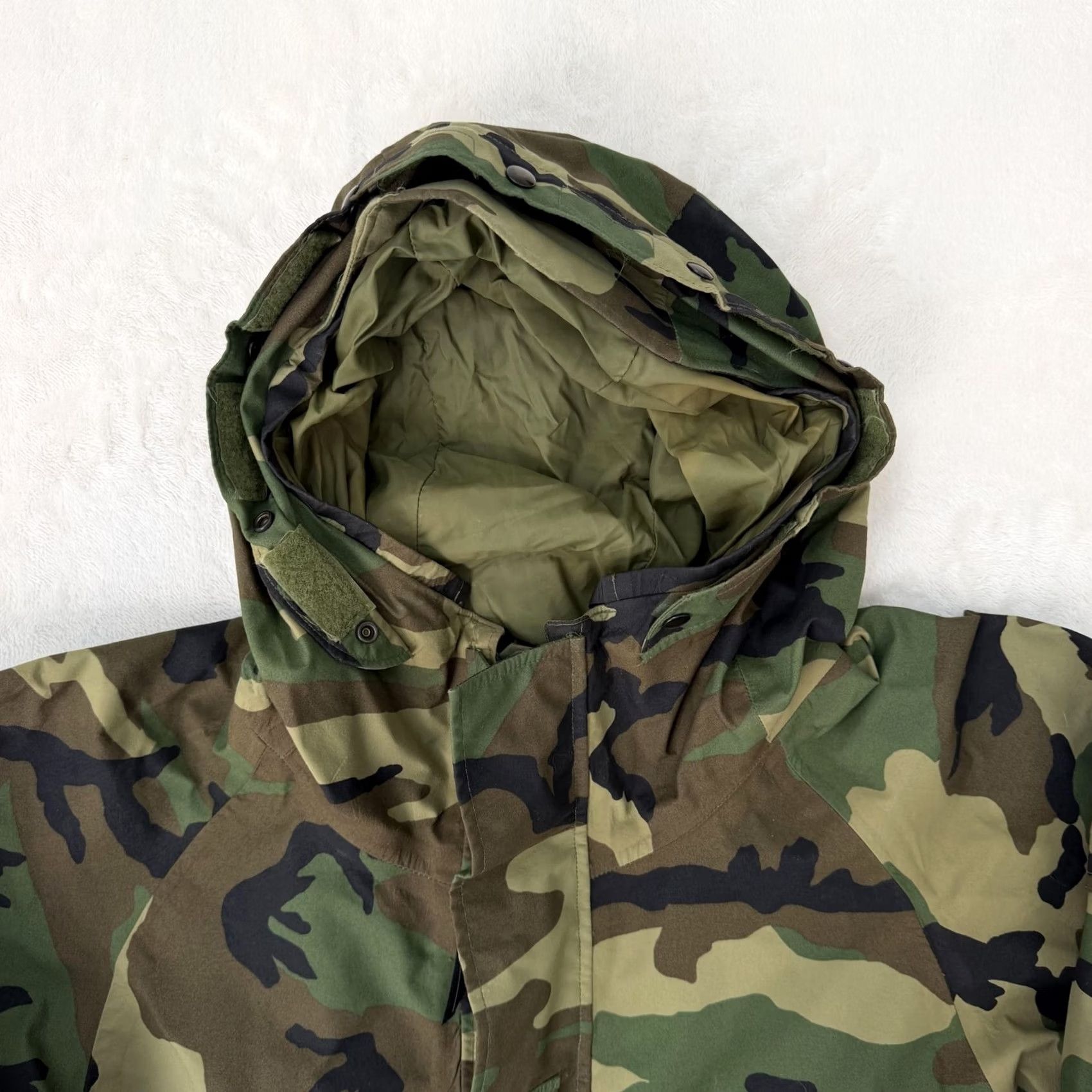 Vintage VINTAGE US Military Tennessee Corp Jacket Mens Large Camouflage Hooded Insulated Waterproof Parka Coat Size US L / EU 52-54 / 3 - 2 Thumbnail
