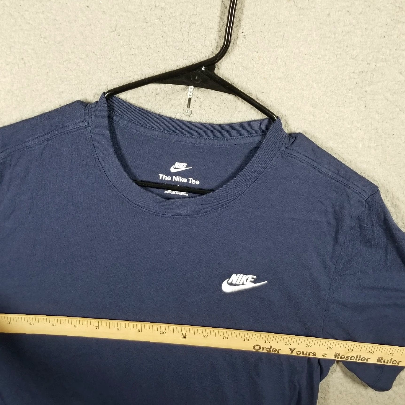 Nike Nike Dri-FIT Shirt Mens Small Blue Athletic Logo Cotton Tee AR4997-410 Size US S / EU 44-46 / 1 - 6 Thumbnail