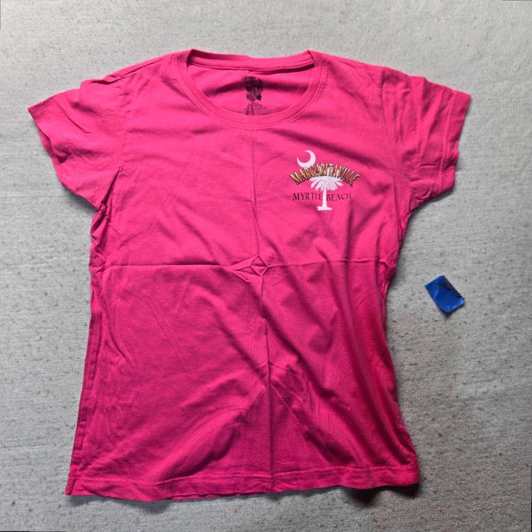 Vintage Margaritaville T-Shirt Adult Men's M Medium Pink Myrtle Beach South Carolina SC Size US M / EU 48-50 / 2 - 2 Thumbnail