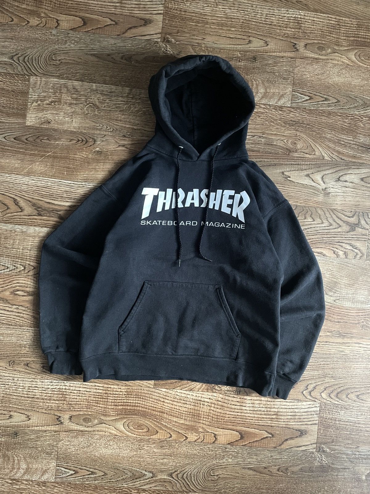 Thrasher × Vintage Vintage thrasher hoodie faded distressed skate Y2K Japanese Size US S / EU 44-46 / 1 - 2 Thumbnail