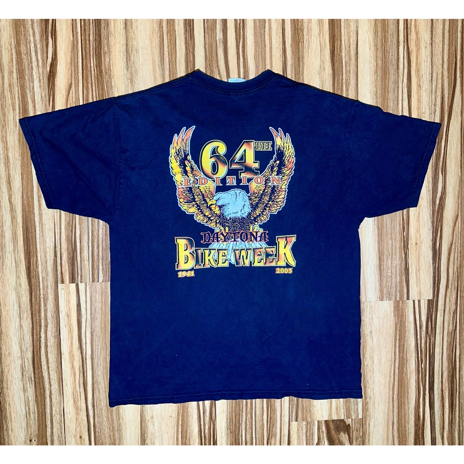 Jerzees Vintage 2005 Daytona Beach Bike week 64th edition XL Tshirt Size US XL / EU 56 / 4 - 6 Thumbnail