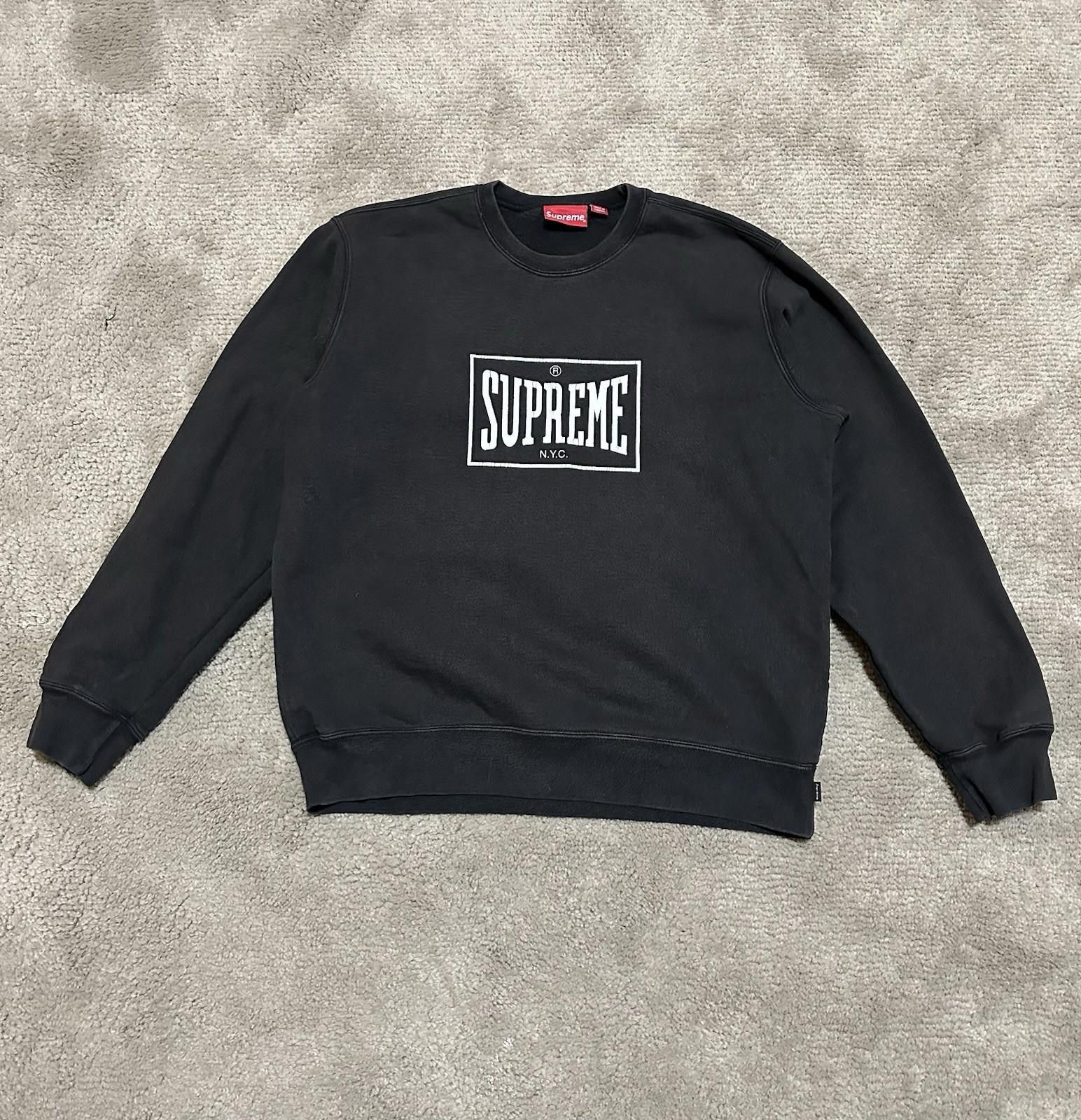 Supreme Supreme Warm Up Crewneck Sweatshirt Sz L Size US L / EU 52-54 / 3 - 1 Thumbnail