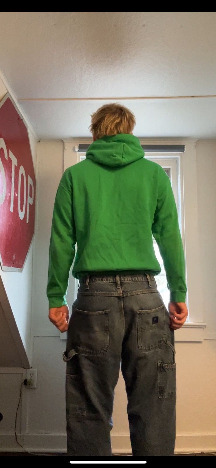 Vintage Vintage kelly green eagles hoodie Size US L / EU 52-54 / 3 - 2 Thumbnail