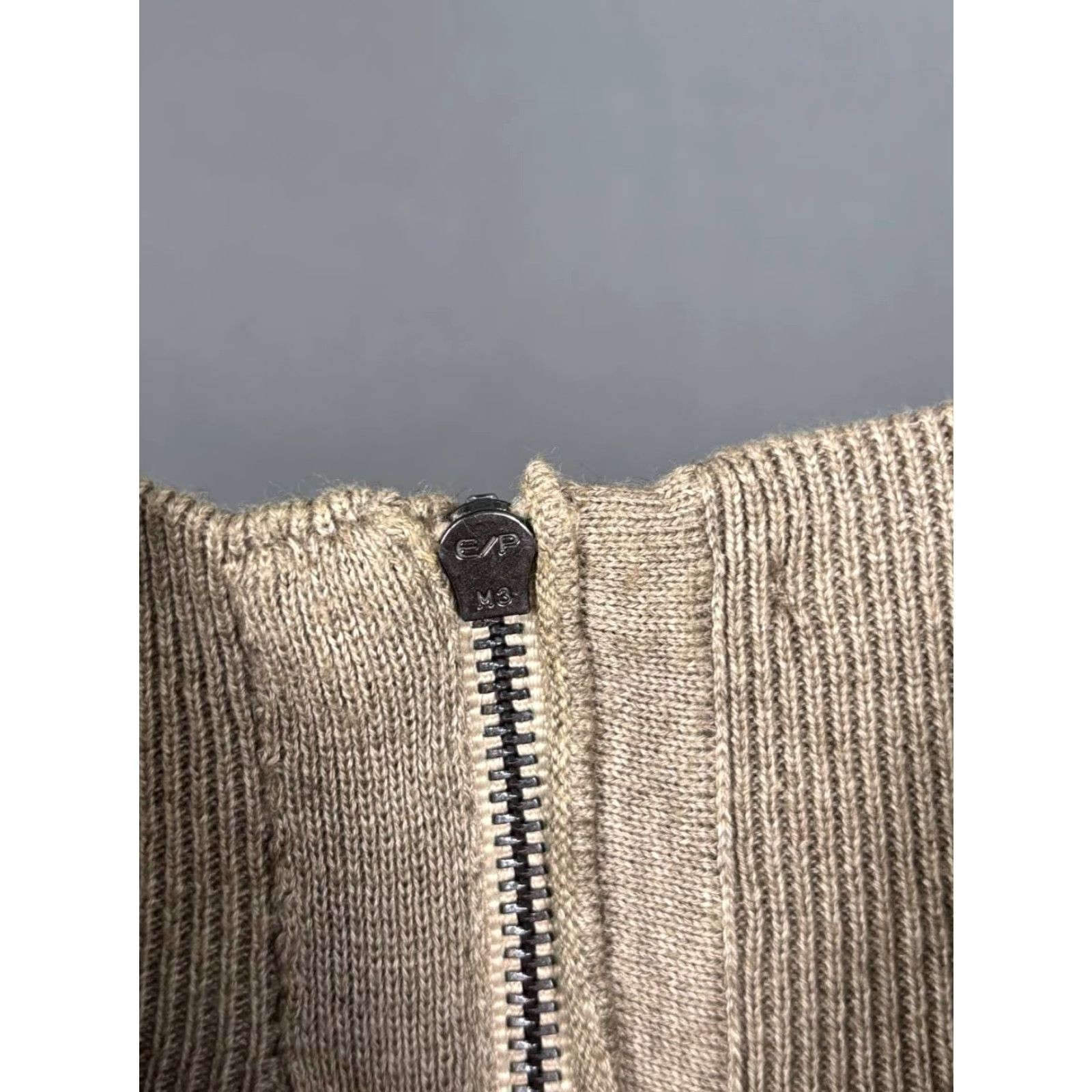 Hackett Hackett Mens Sweater Size M Brown Cotton Cashmere Long Sleeve Zipper Pullover Size US M / EU 48-50 / 2 - 4 Thumbnail