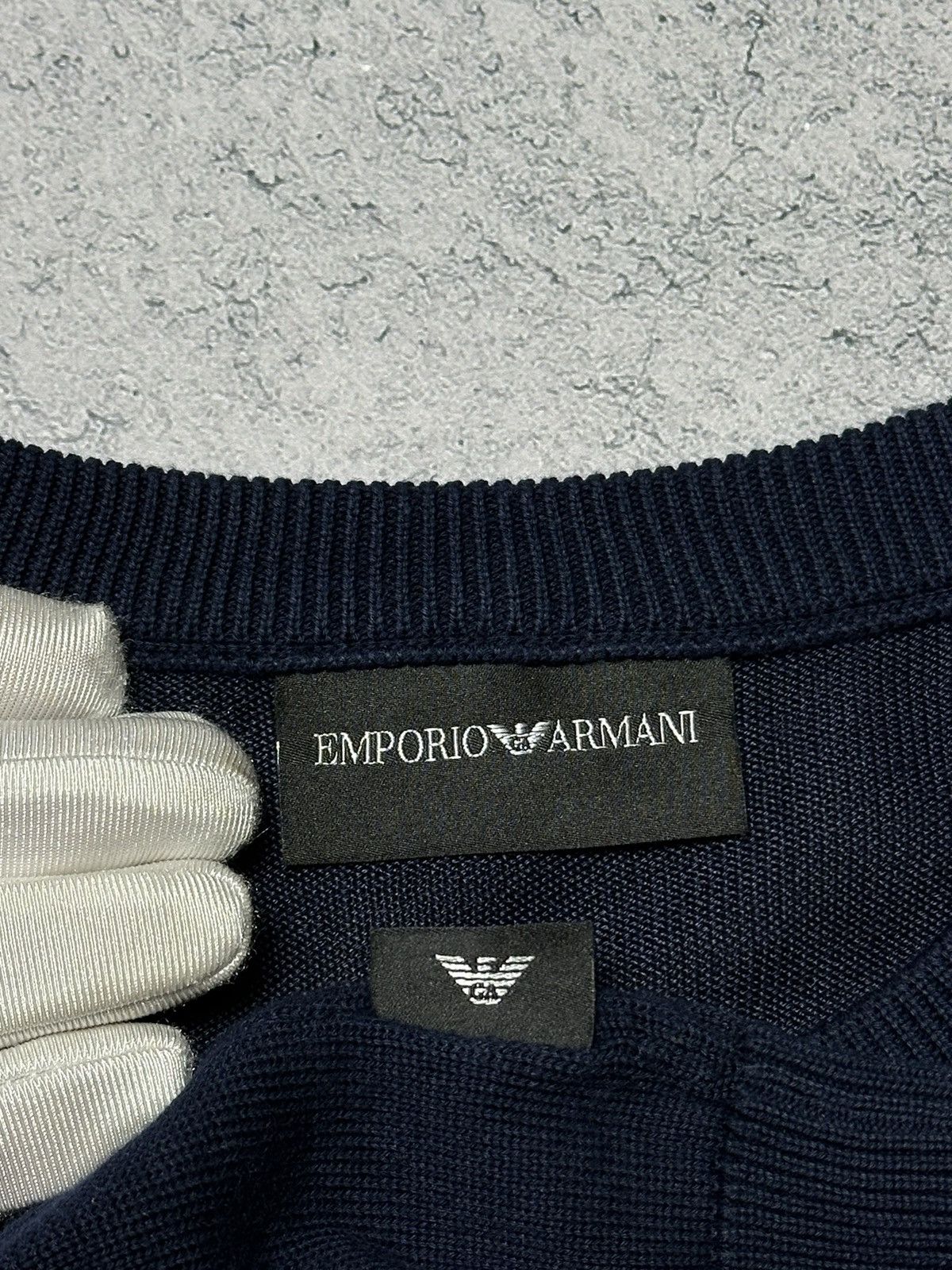 Emporio Armani Emporio Armani Big Logo Crewneck Sweater Size US S / EU 44-46 / 1 - 11 Thumbnail