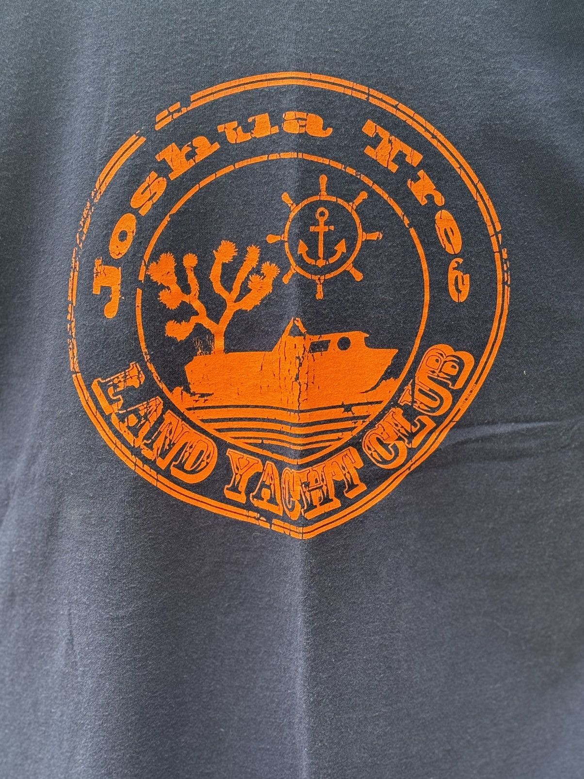 Vintage Joshua Tree Land Yacht Club Tee – Gildan XL Navy Size US XL / EU 56 / 4 - 3 Thumbnail