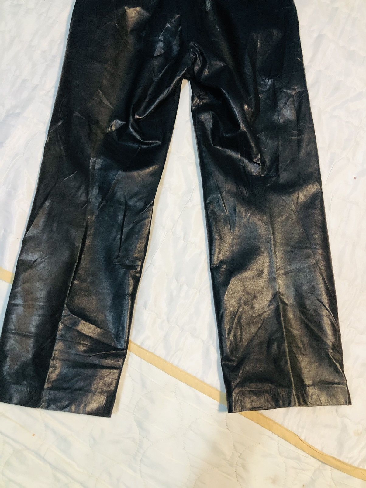 Japanese Brand Art Glenhill Leather Pants (5) Size US 29 - 13 Thumbnail