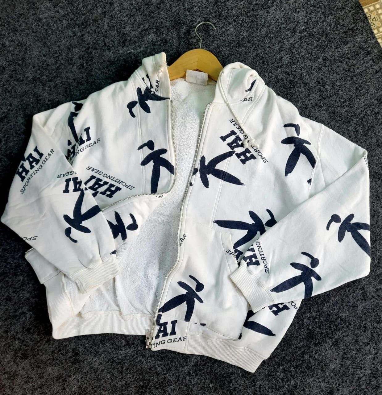 Hai Sporting Gear 💥 Full Logo💥Hai Sporting Gear Sweatshirts by Issey Miyake Size US M / EU 48-50 / 2 - 2 Thumbnail