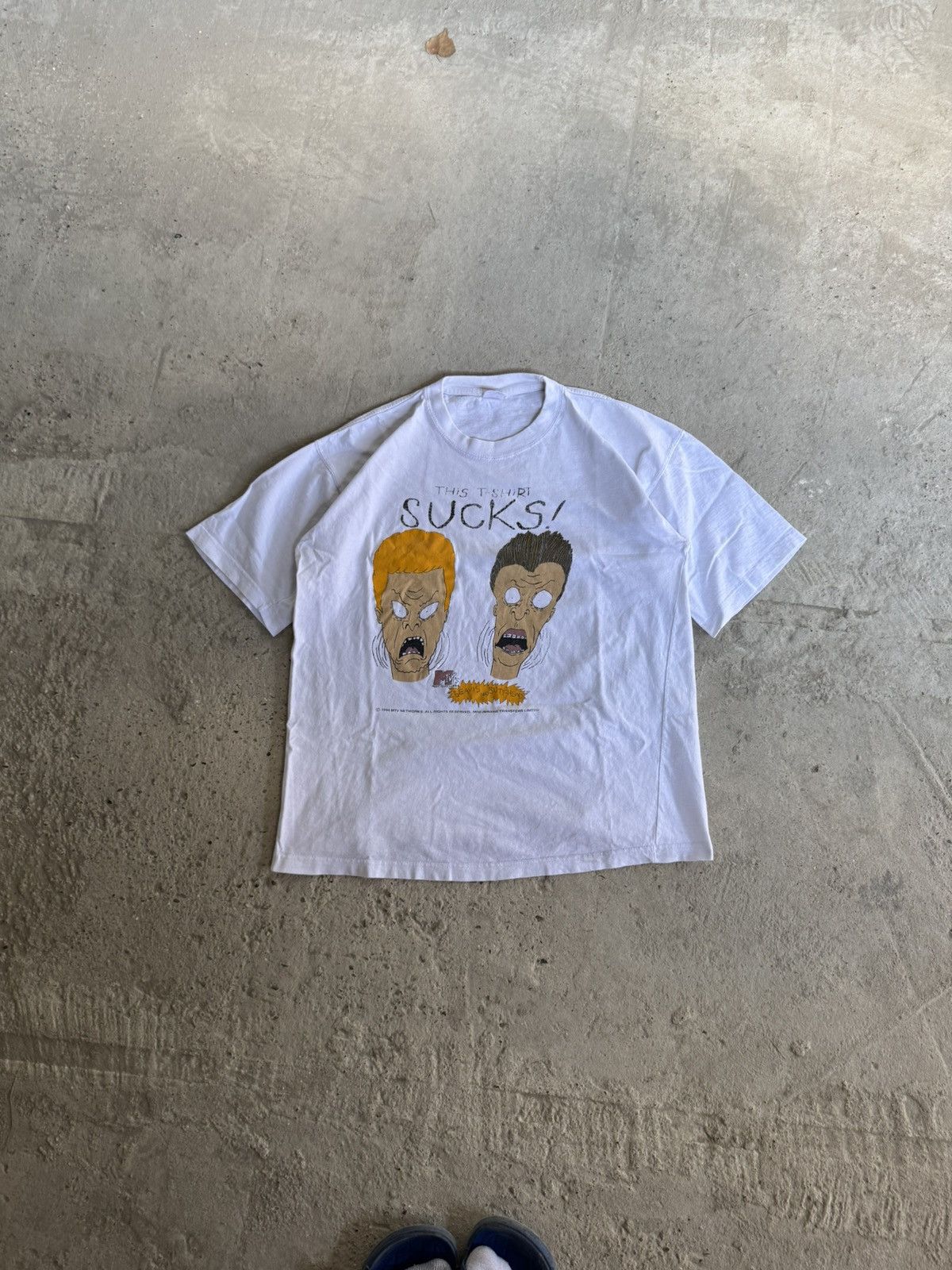 Japanese Brand THIS T-SHIRT SUCKS ! BEAVIS & BUTTHEAD T-SHIRT Size US XL / EU 56 / 4 - 1 Thumbnail