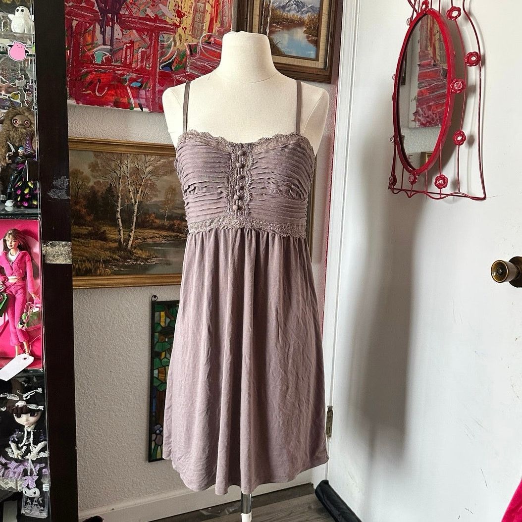 Cynthia Rowley cynthia rowley brown lace midi dress Size S / US 4 / IT 40 - 1 Thumbnail