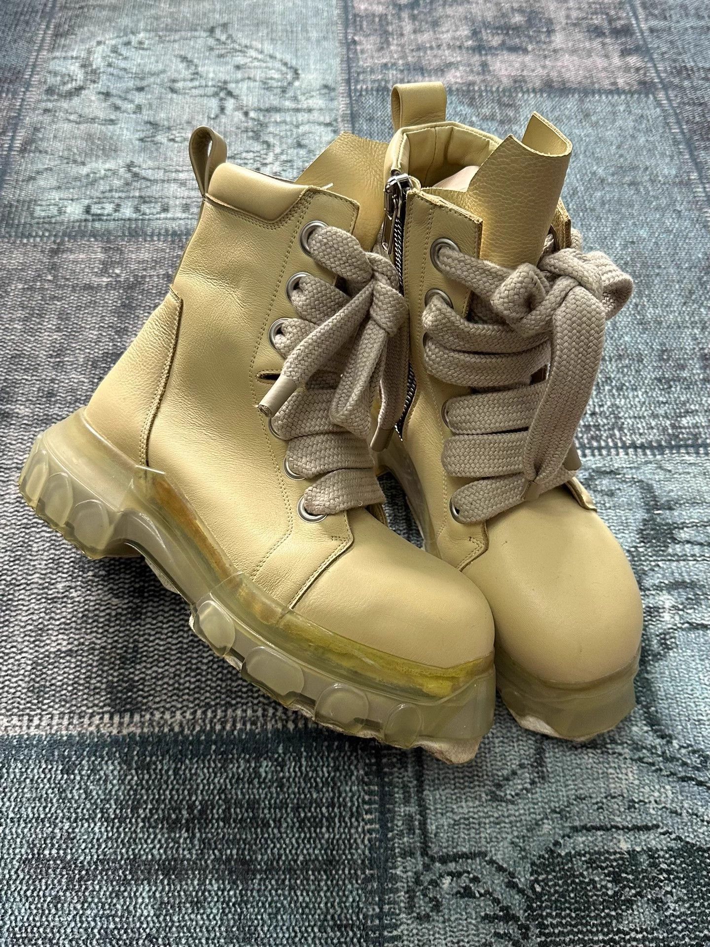Rick Owens Rick Owens Thick Laces Transparent Octo 40 New Boot Size US 7 / EU 40 - 2 Thumbnail