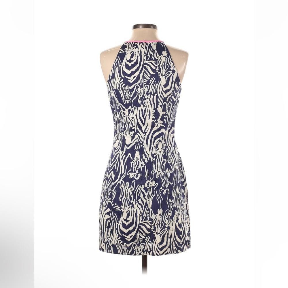 Designer Lily Pulitzer Blue and Pink Dress Size S / US 4 / IT 40 - 2 Thumbnail