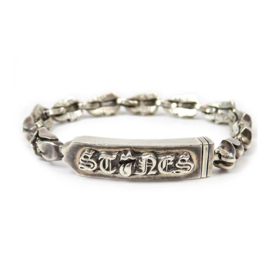 Chrome Hearts 11LINK Chrome Hearts Lip Tongue Stones Mini ID Bracelet Size ONE SIZE - 2 Thumbnail