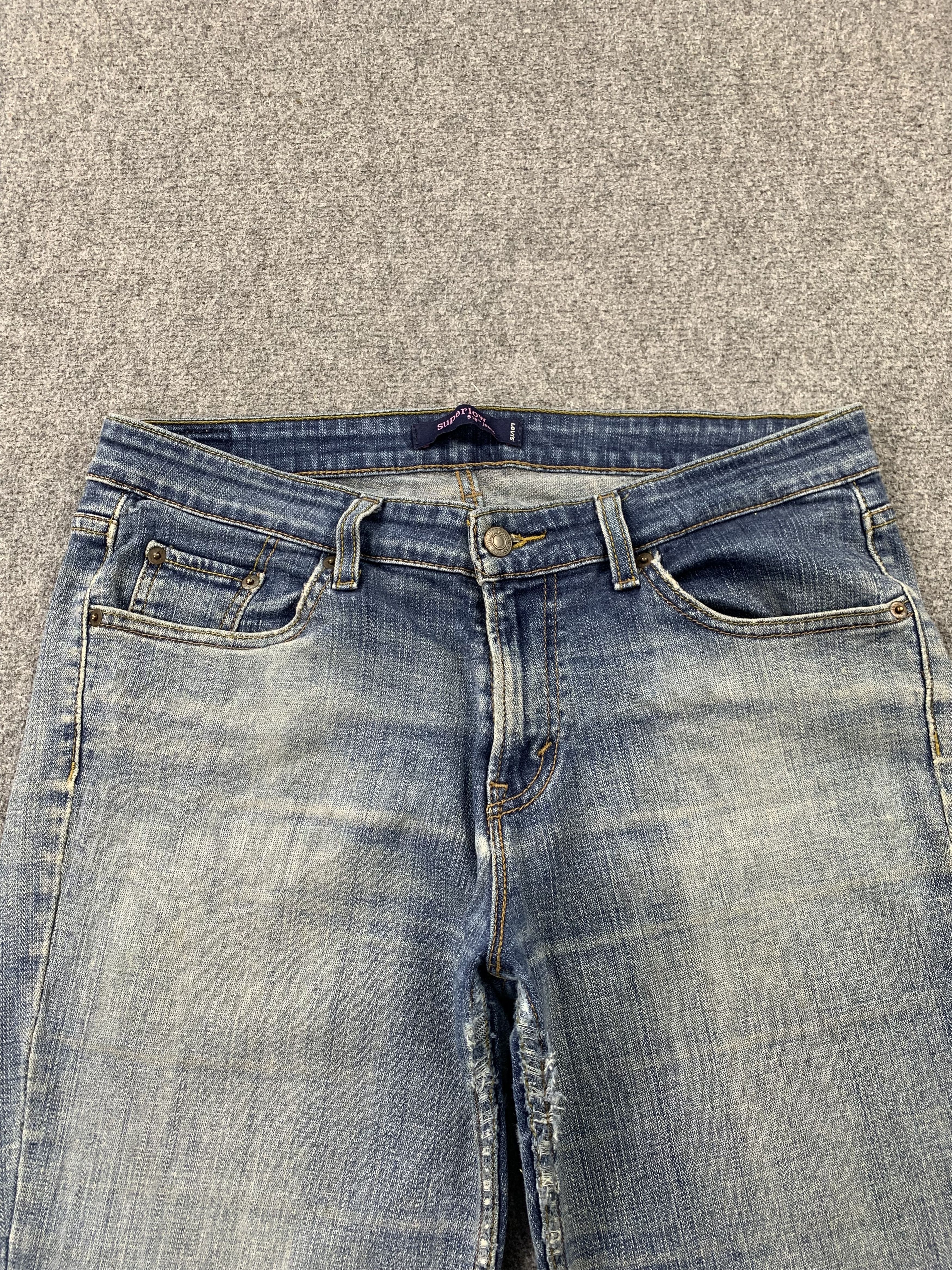 Levi's × Vintage Vintage Levis 518 Low Bootcut Jeans Size US 33 - 2 Thumbnail