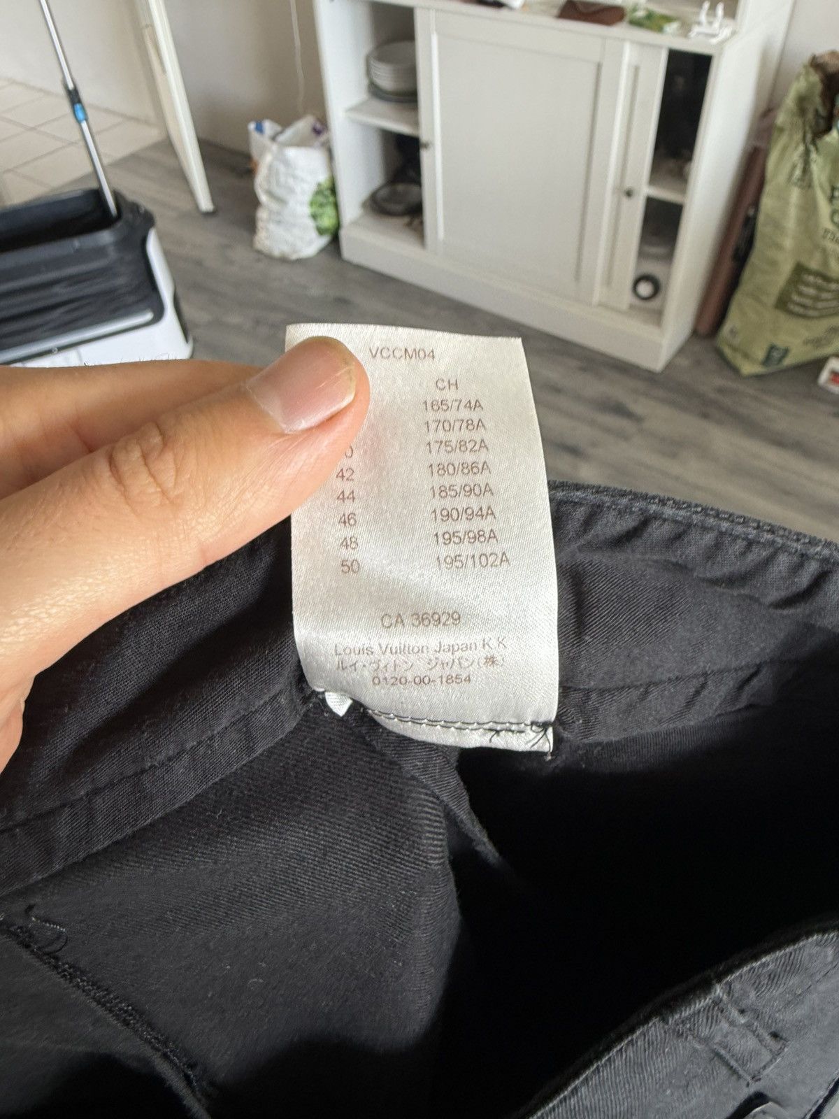Louis Vuitton Louis Vuitton Black Cotton Trousers IT 48 / US 32 Size US 32 / EU 48 - 11 Thumbnail