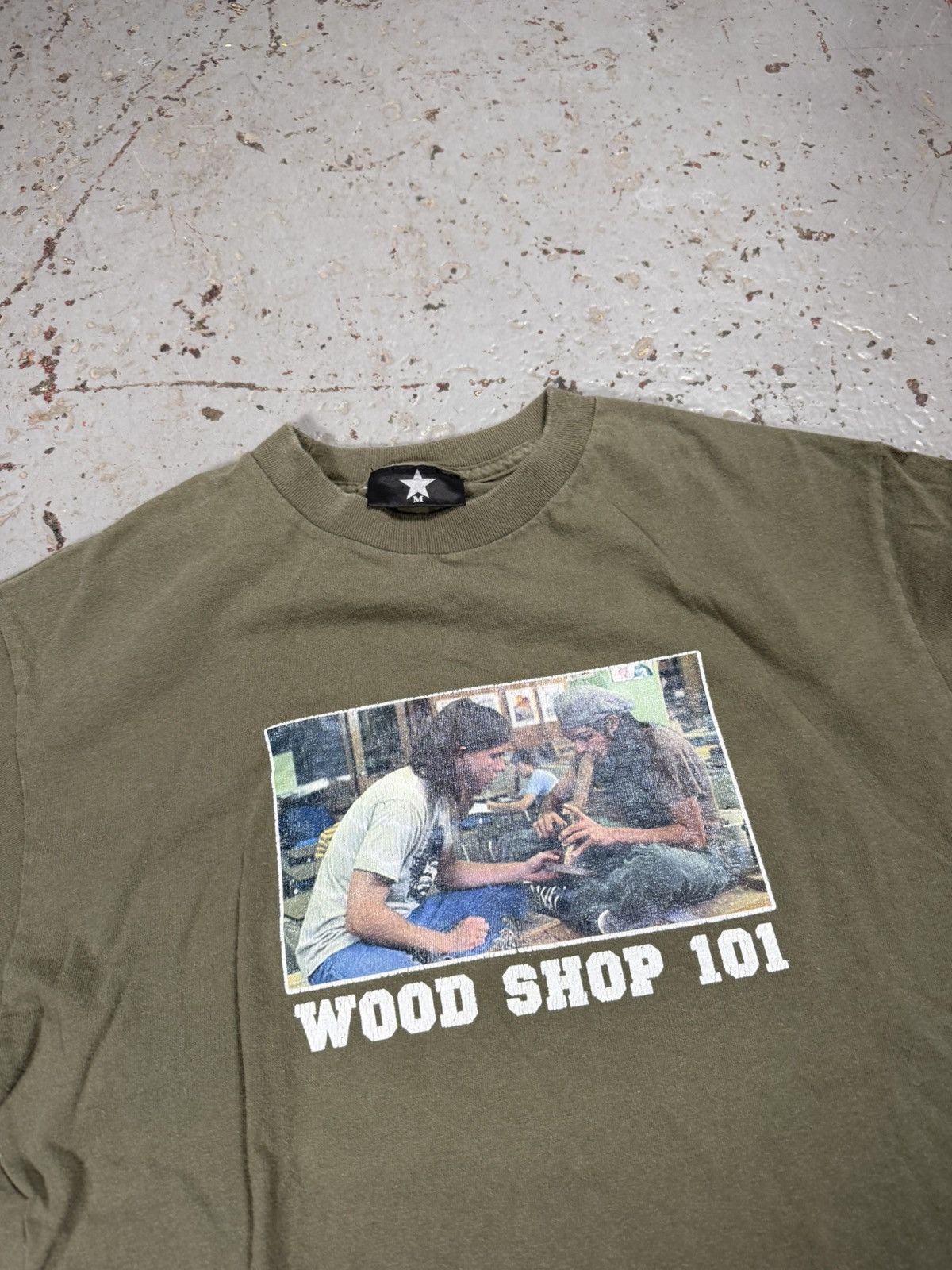 Other Vintage 90s Serial Killer Brand Wood Shop 101 Graphic Tee Size US M / EU 48-50 / 2 - 3 Thumbnail
