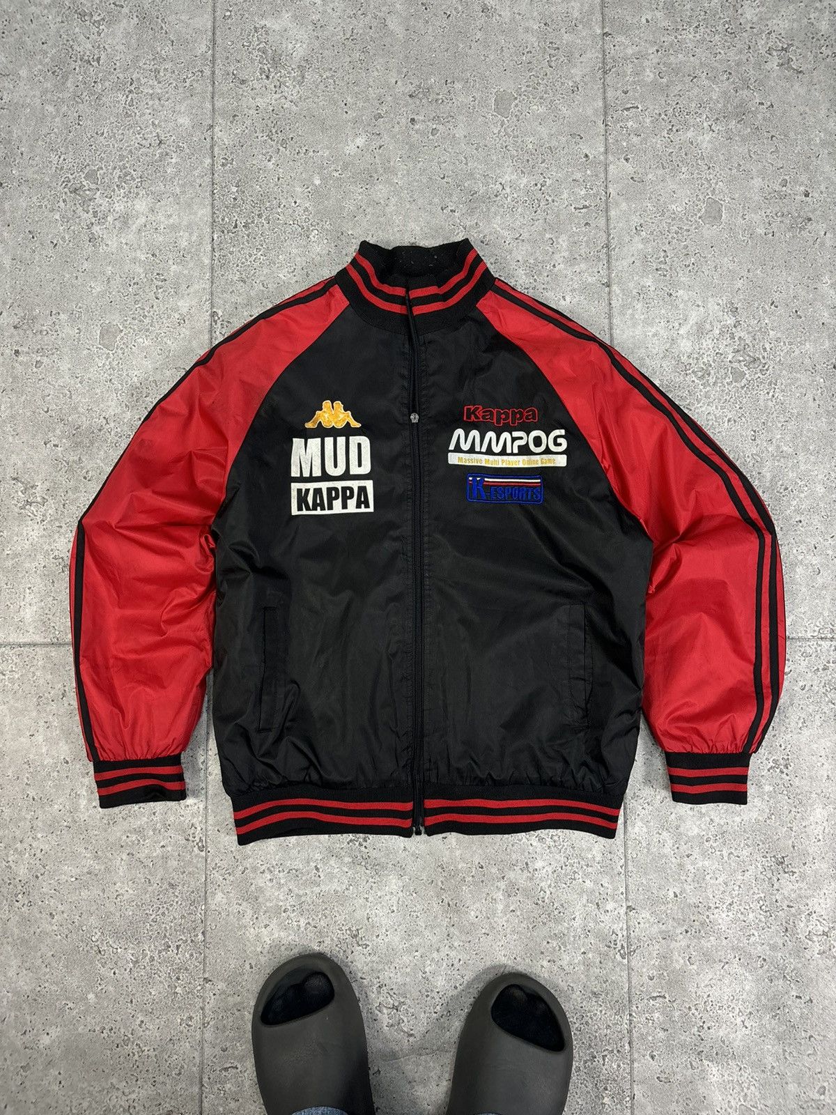 Kappa × Vintage 2000s Vintage Kappa Track Jacket Football Y2K Big Logo Size US M / EU 48-50 / 2 - 2 Thumbnail