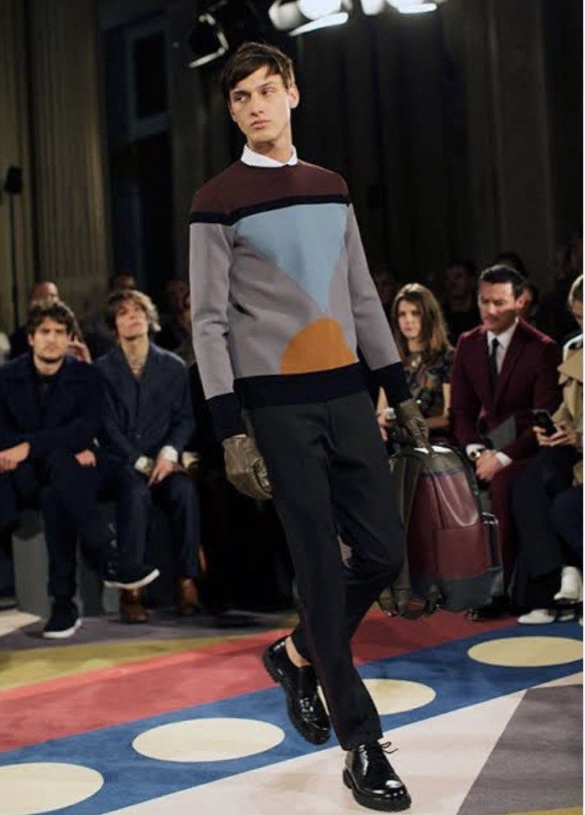Valentino Valentino - F/W15 Color Block Trouser Size US 38 / EU 54 - 3 Thumbnail