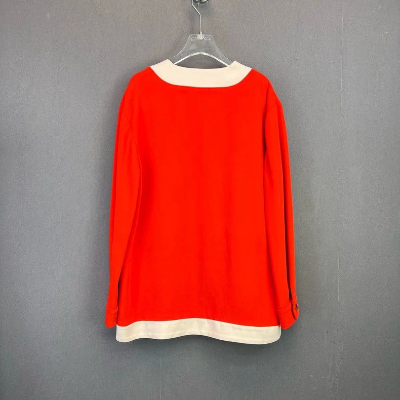 Gucci GucciOrange-matched white gold button cardigan jacket 2503- Size M / US 6-8 / IT 42-44 - 2 Thumbnail